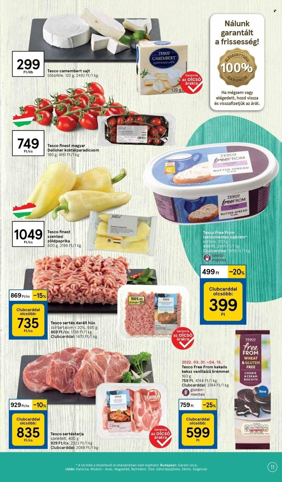 TESCO akciós újságok - 2022.04.07 - 2022.04.12. Oldal 11