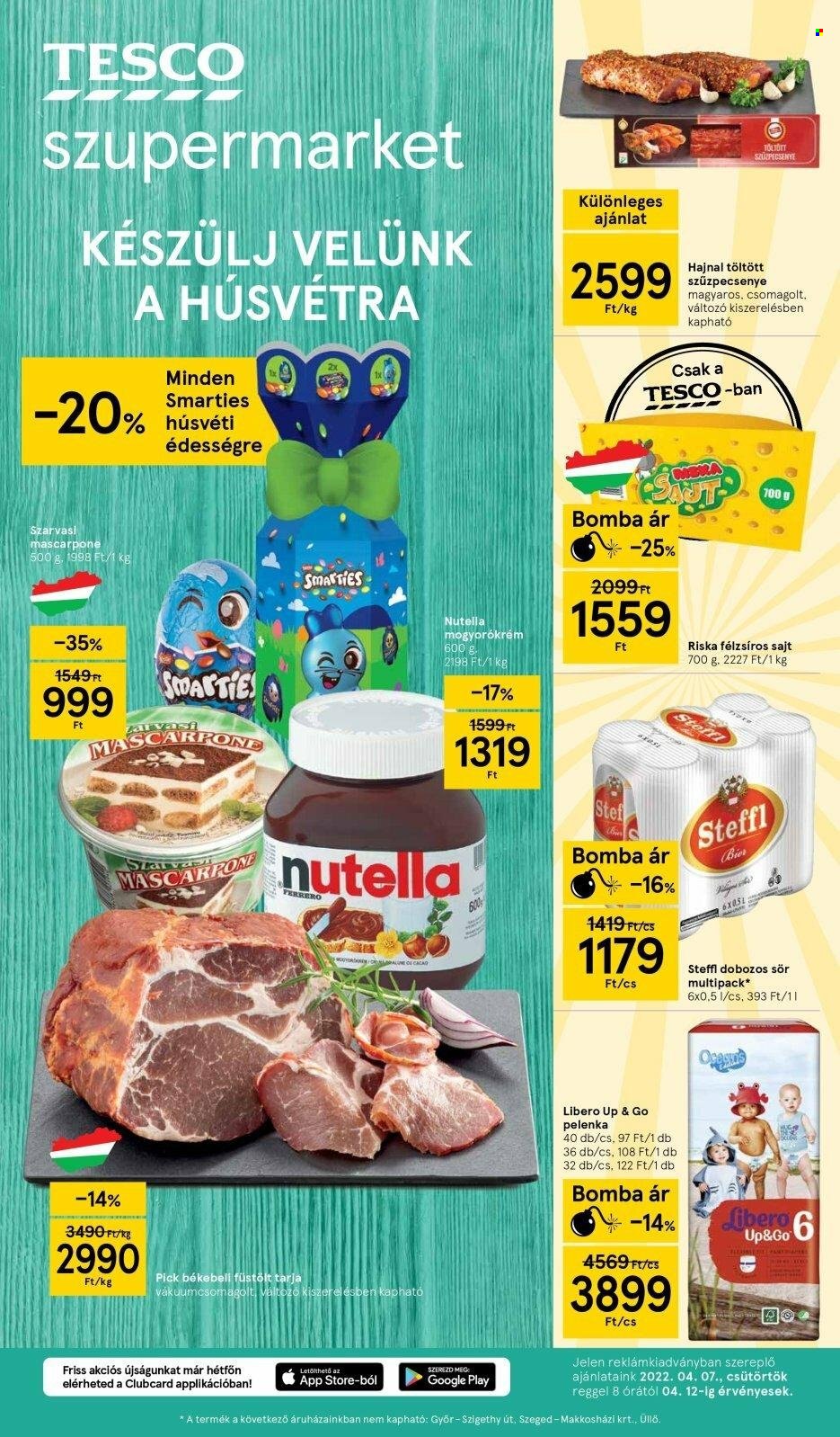 TESCO akciós újságok - 2022.04.07 - 2022.04.12. Oldal 1