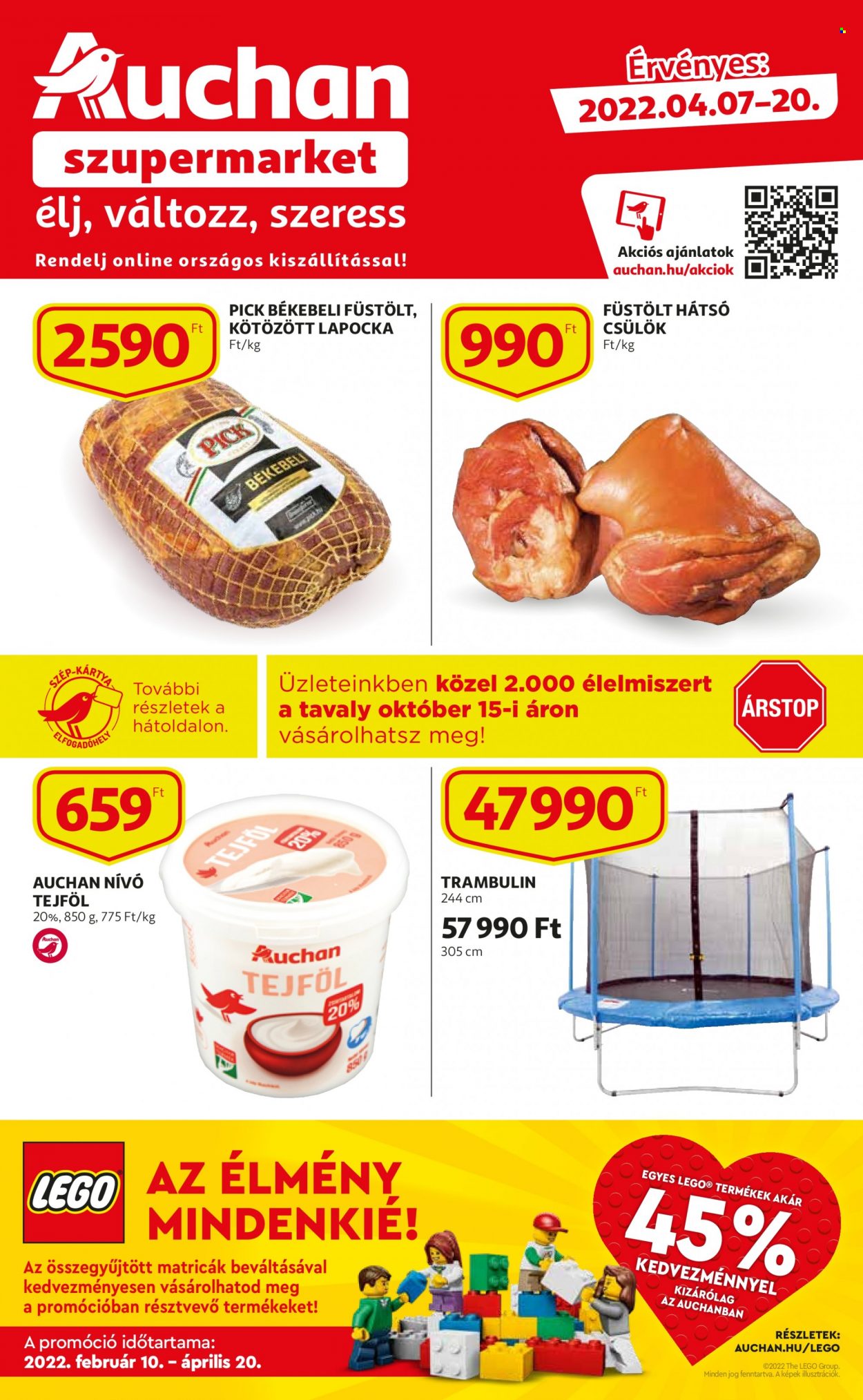 Auchan akciós újságok - 2022.04.07 - 2022.04.20. Oldal 1
