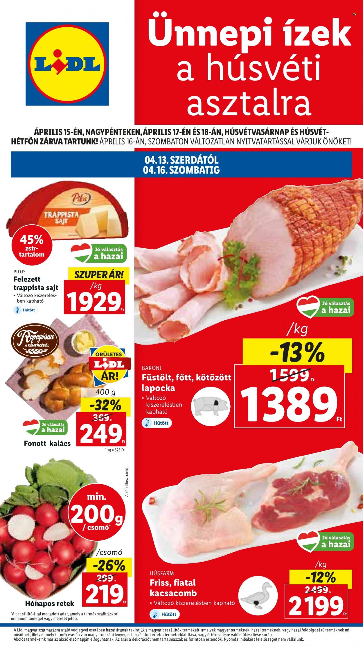 Lidl akciós újságok - 2022.04.13 - 2022.04.16. Oldal 1