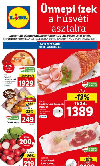 Újság Lidl - 2022.04.13 - 2022.04.16.