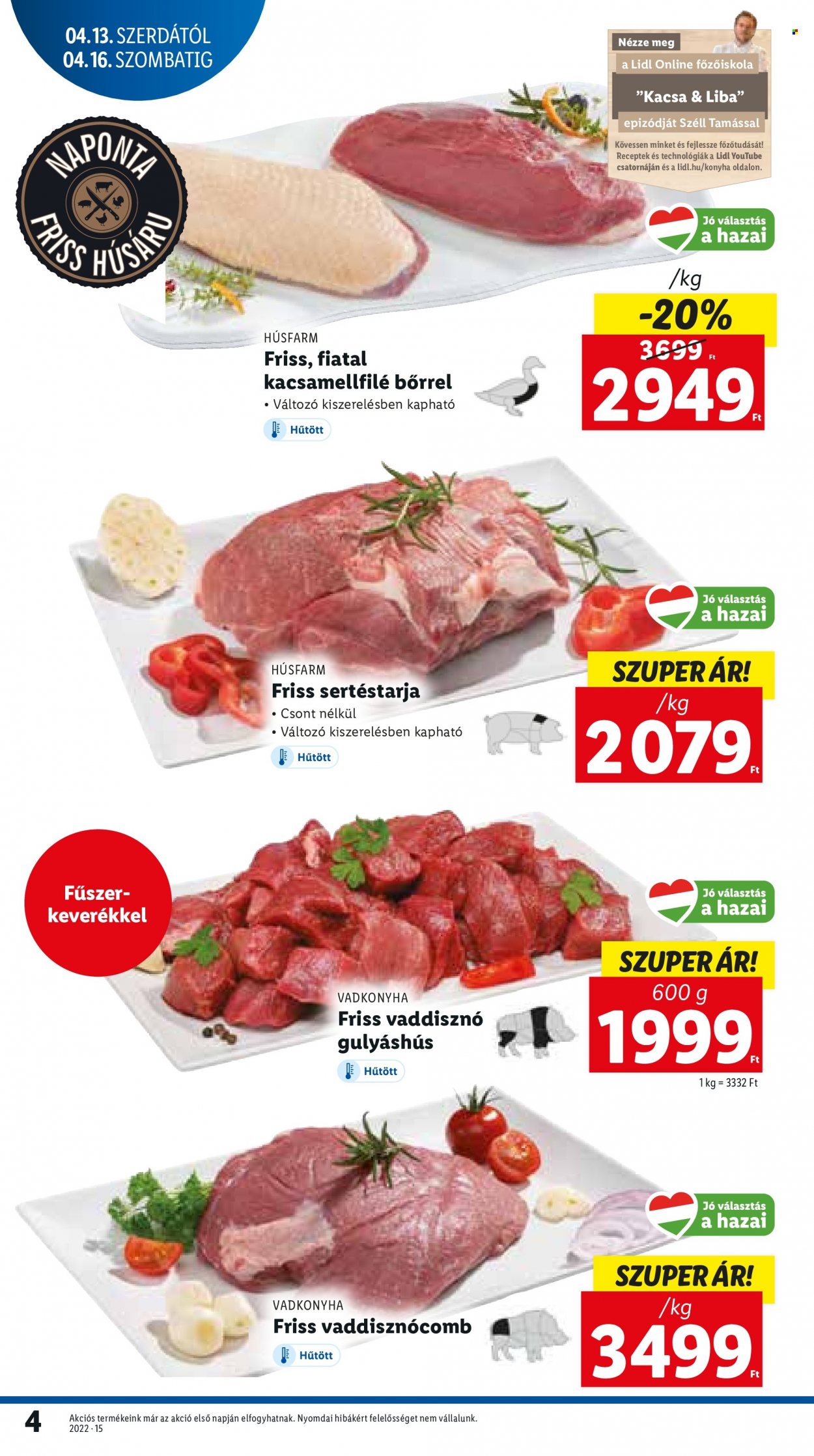 Lidl akciós újságok - 2022.04.13 - 2022.04.16. Oldal 4