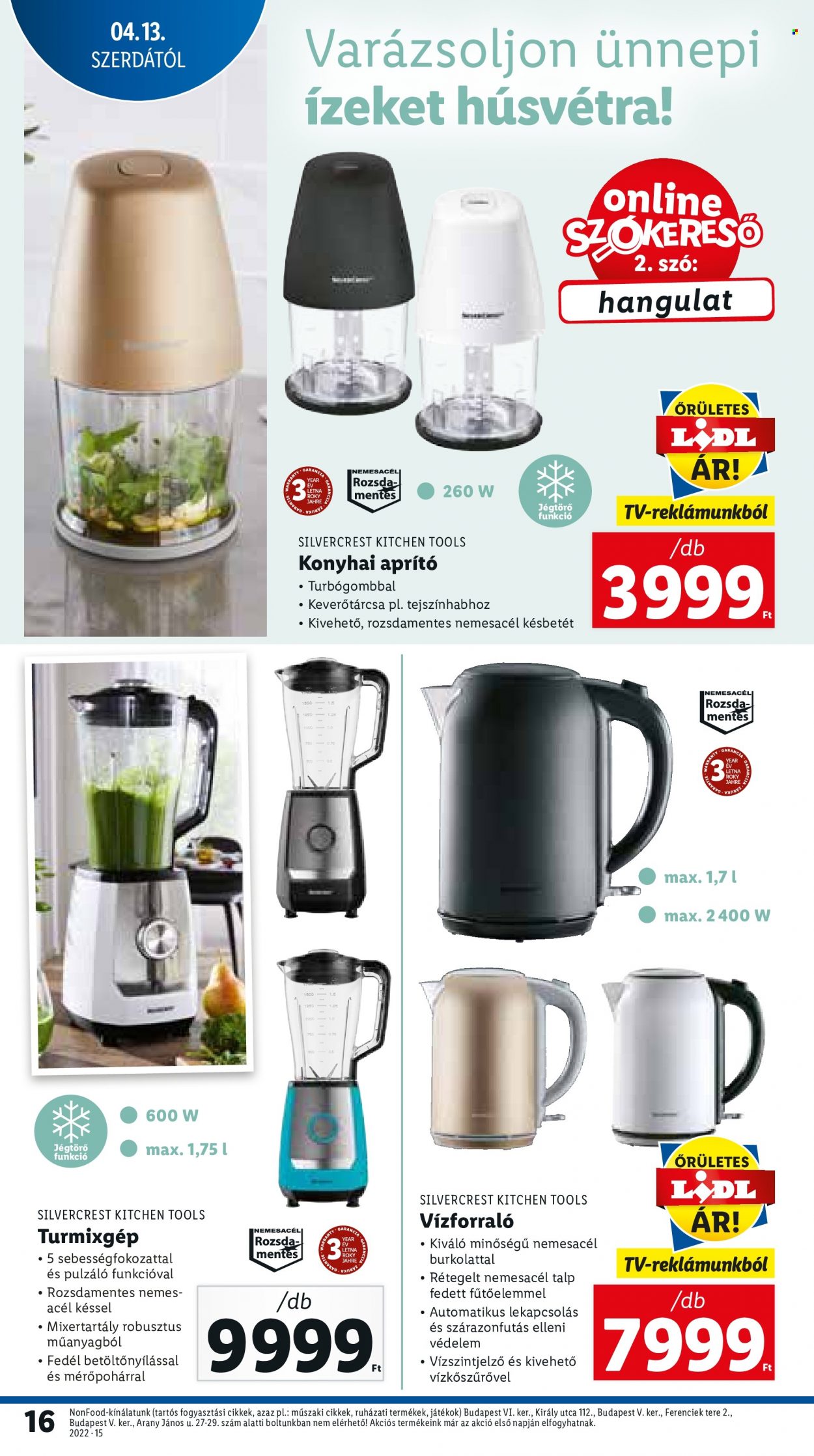 Lidl akciós újságok - 2022.04.13 - 2022.04.16. Oldal 16
