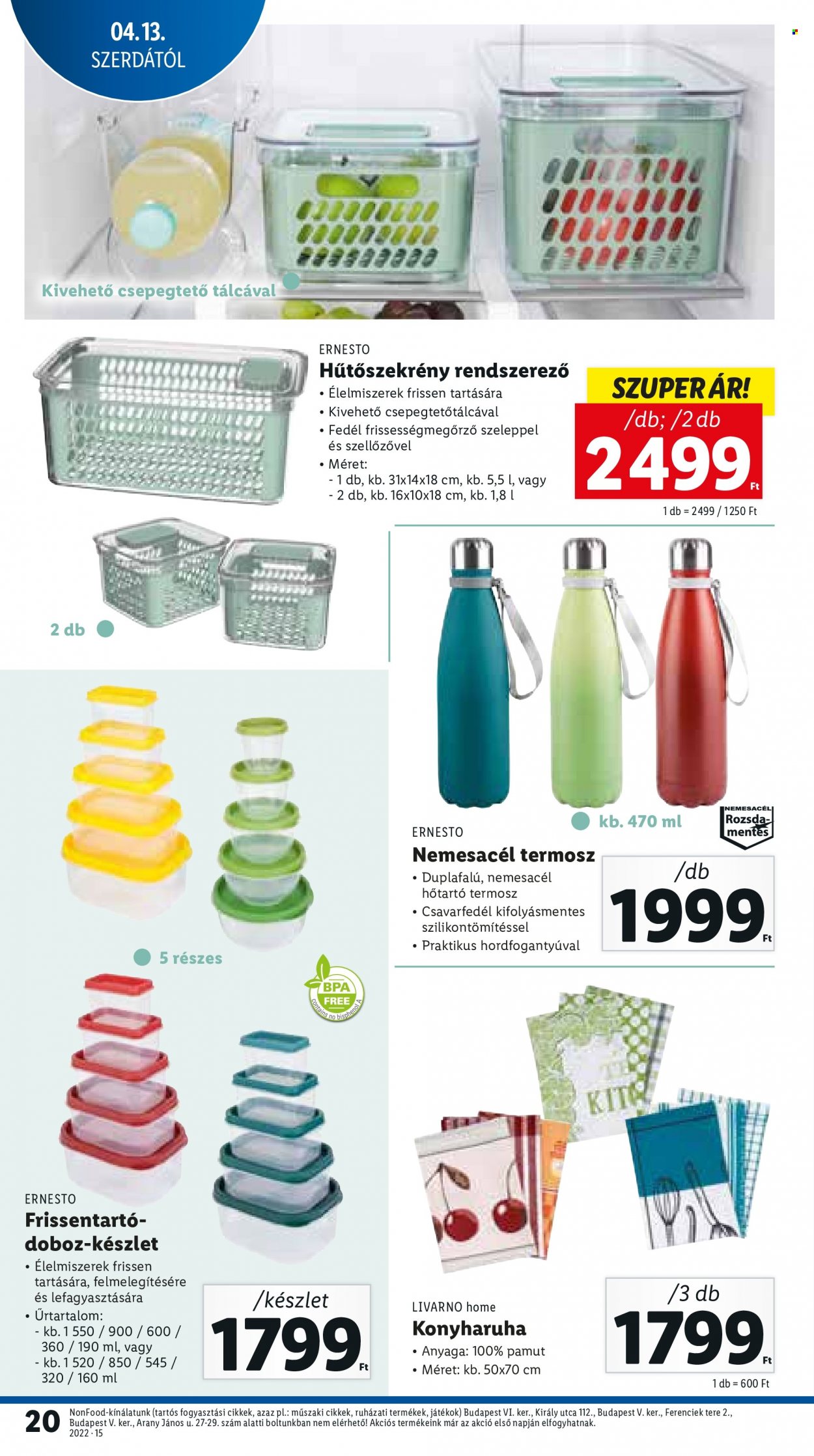 Lidl akciós újságok - 2022.04.13 - 2022.04.16. Oldal 20