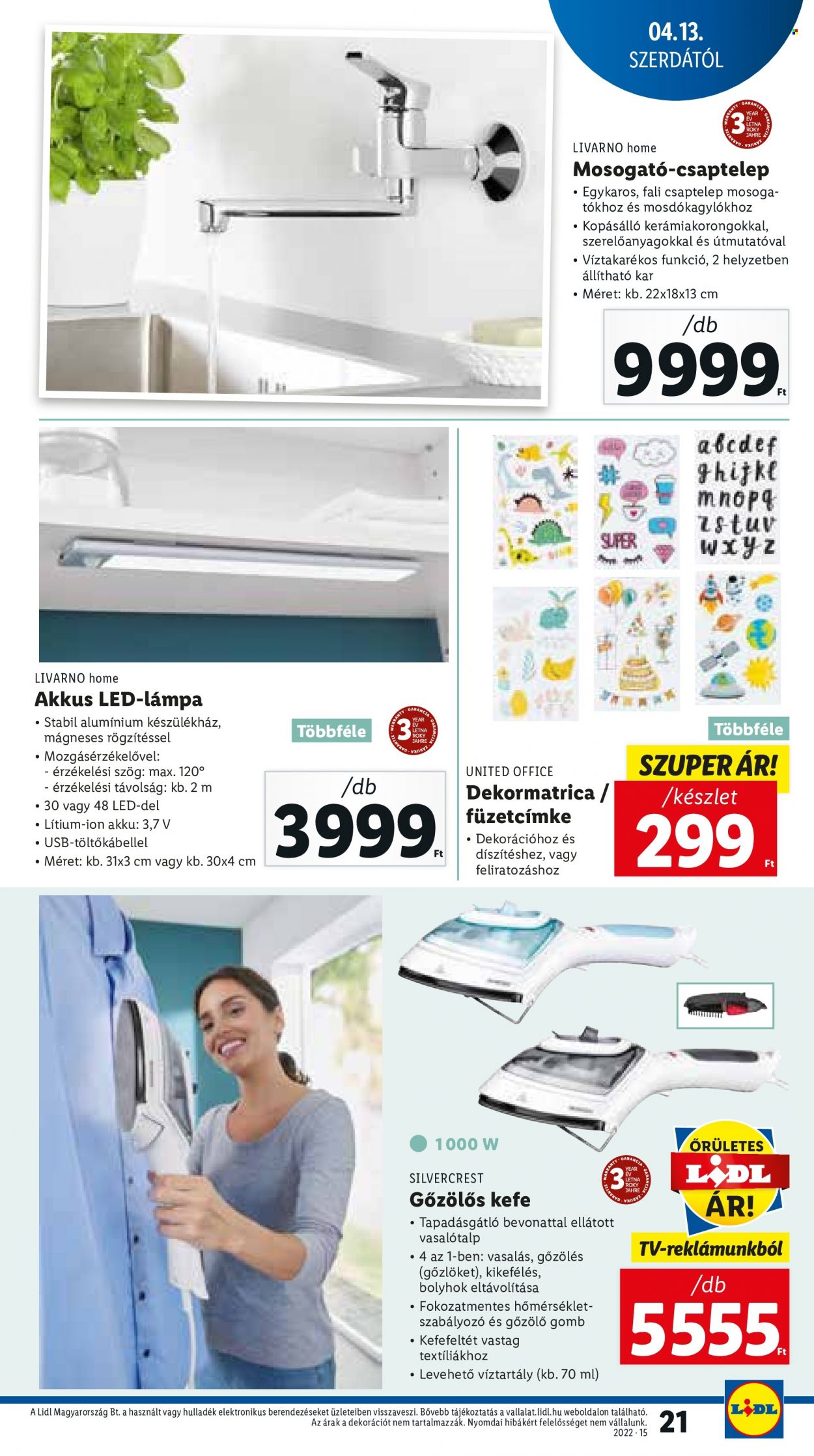 Lidl akciós újságok - 2022.04.13 - 2022.04.16. Oldal 21