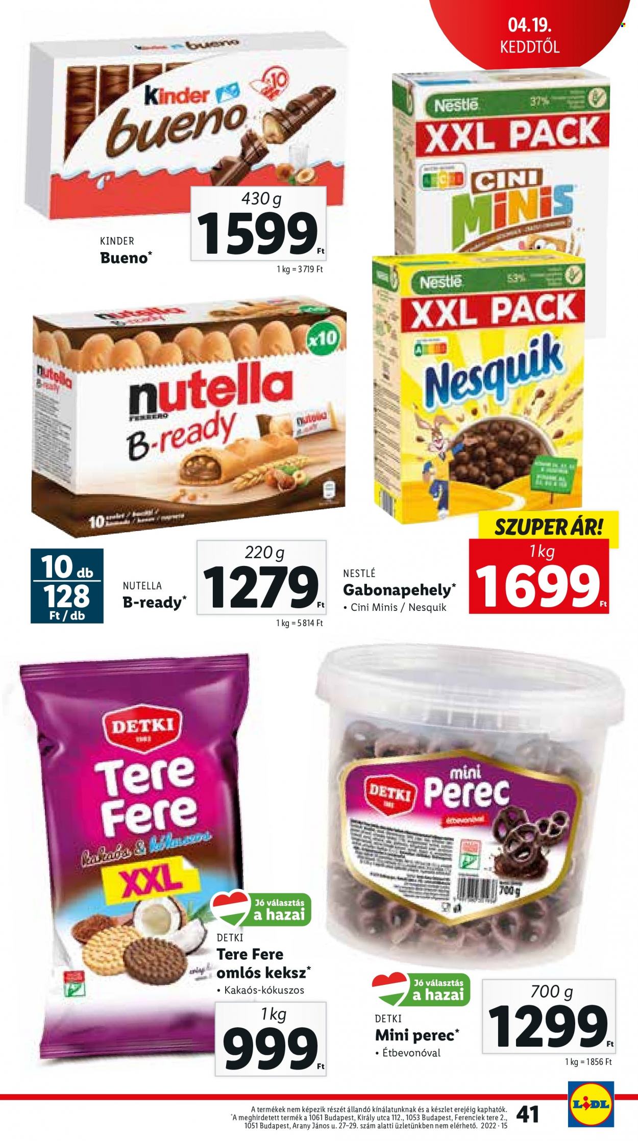 Lidl akciós újságok - 2022.04.13 - 2022.04.16. Oldal 41
