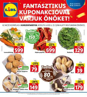 Újság Lidl - 2022.04.13 - 2022.04.16.