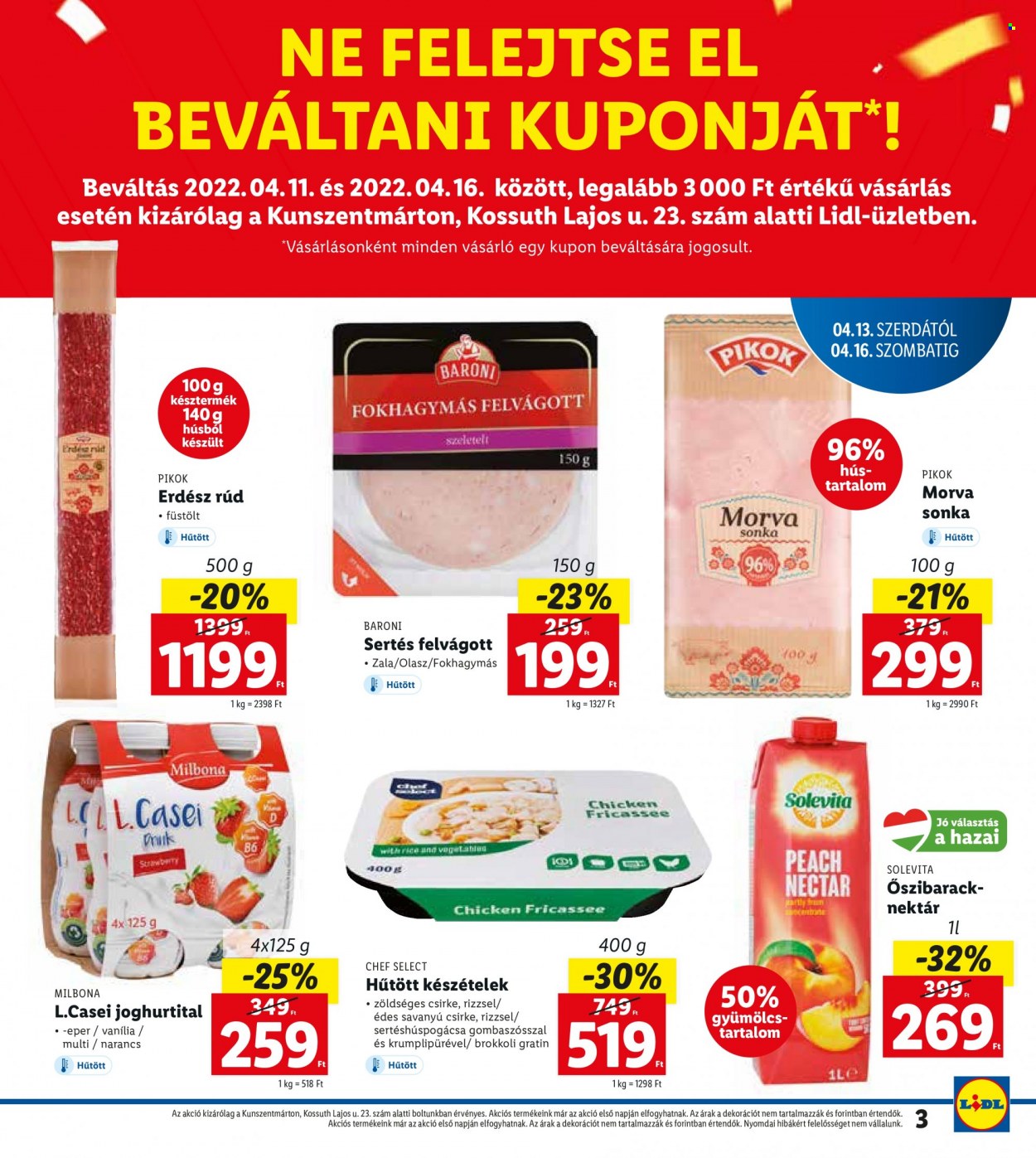 Lidl akciós újságok - 2022.04.13 - 2022.04.16. Oldal 3