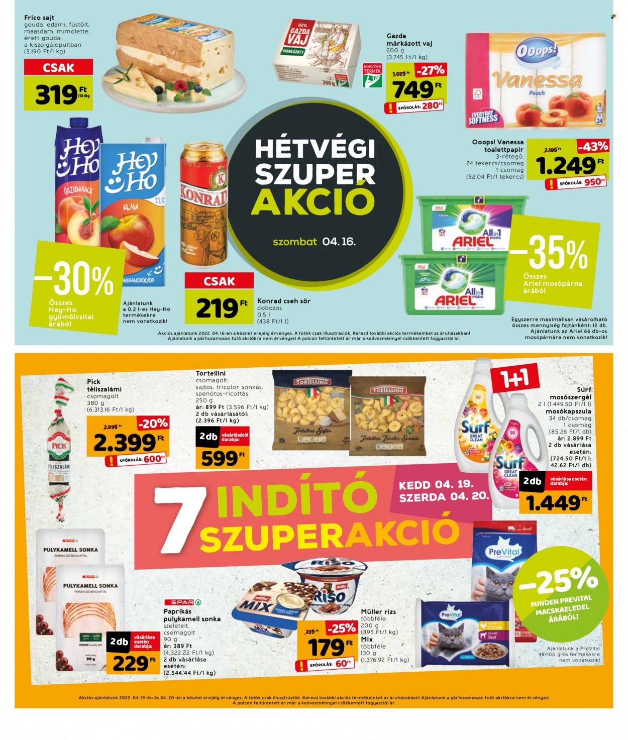 INTERSPAR akciós újságok - 2022.04.14 - 2022.04.16. Oldal 16