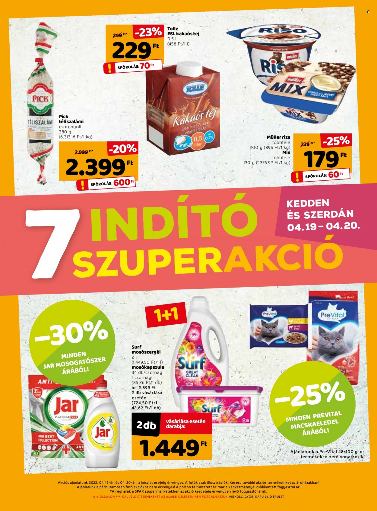 SPAR akciós újságok - 2022.04.14 - 2022.04.16. Oldal 17
