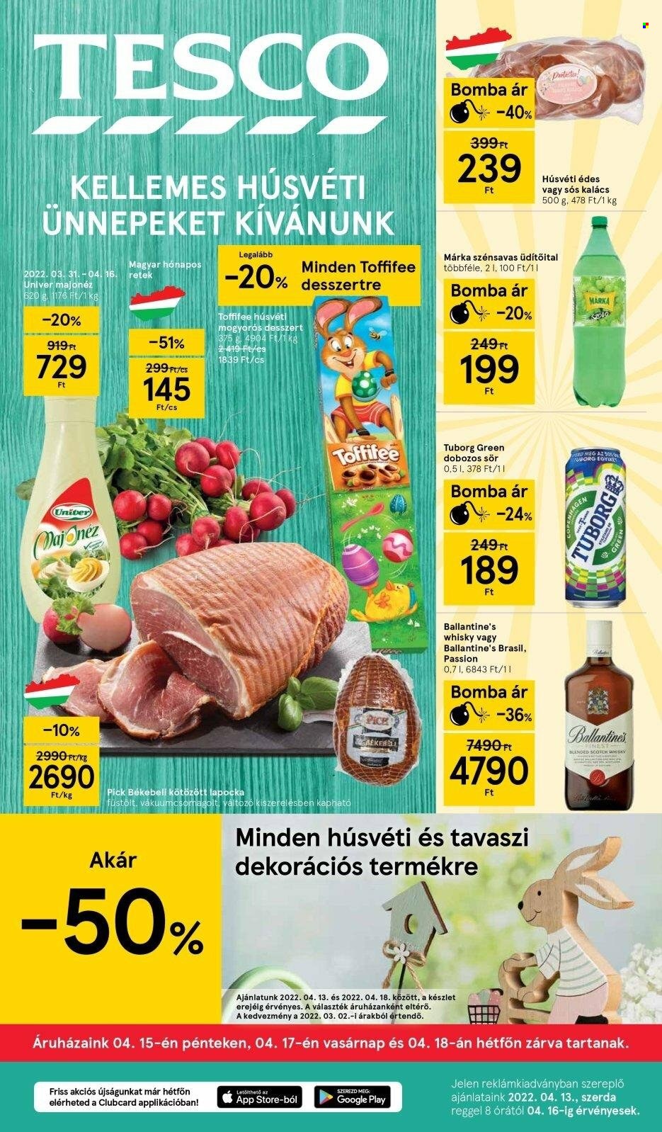 TESCO akciós újságok - 2022.04.13 - 2022.04.16. Oldal 1