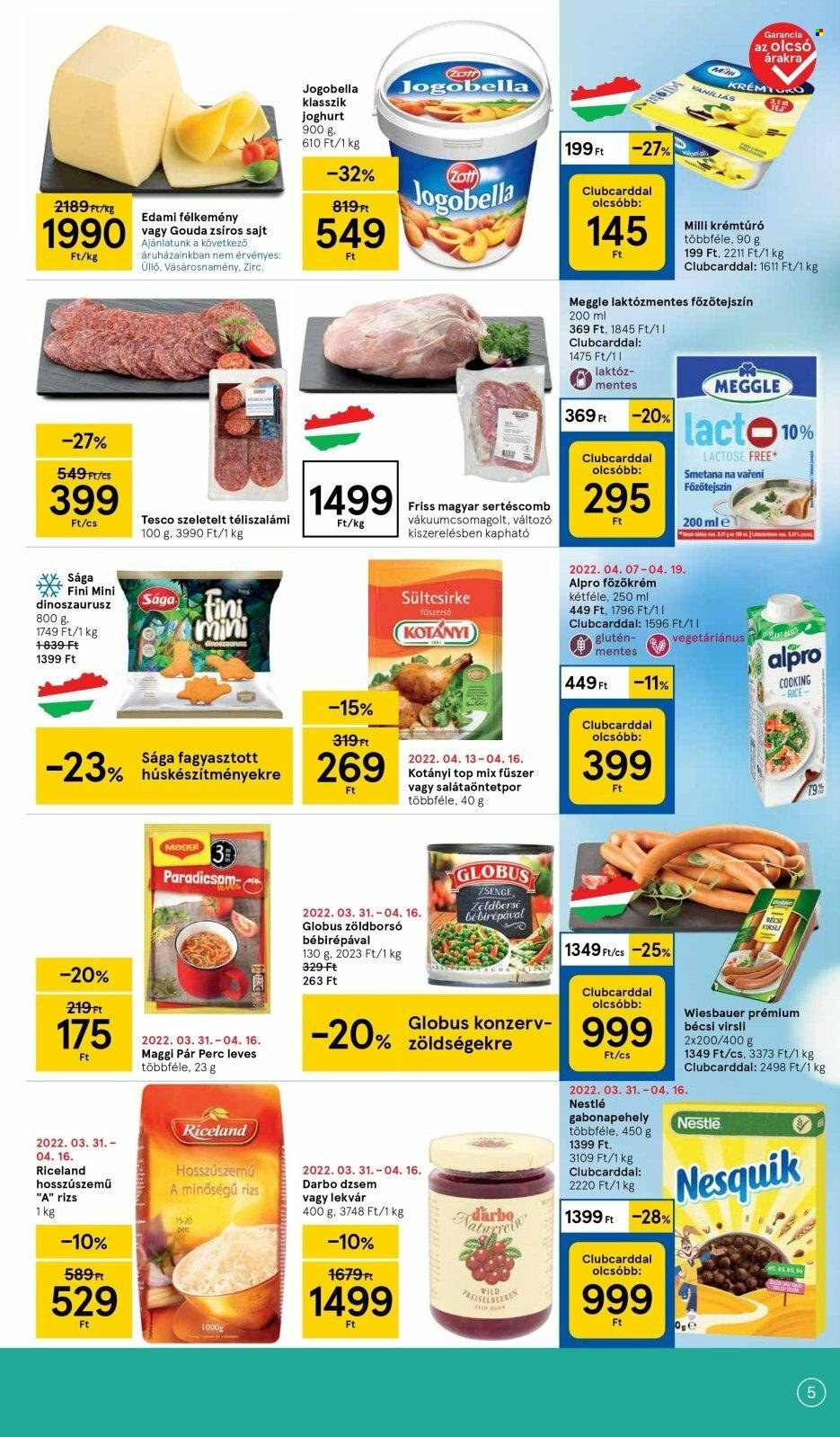 TESCO akciós újságok - 2022.04.13 - 2022.04.16. Oldal 5