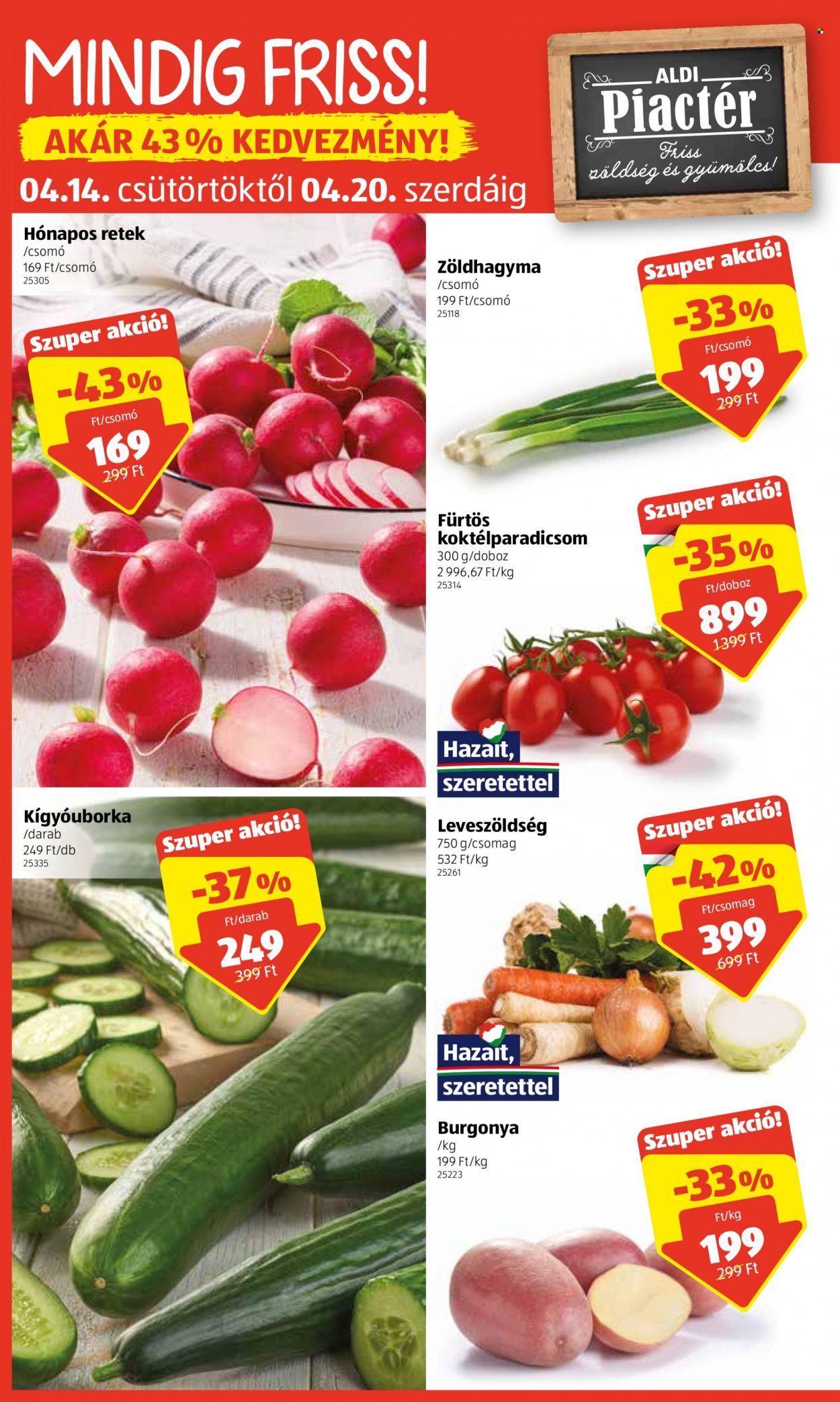 Aldi akciós újságok - 2022.04.14 - 2022.04.20. Oldal 2