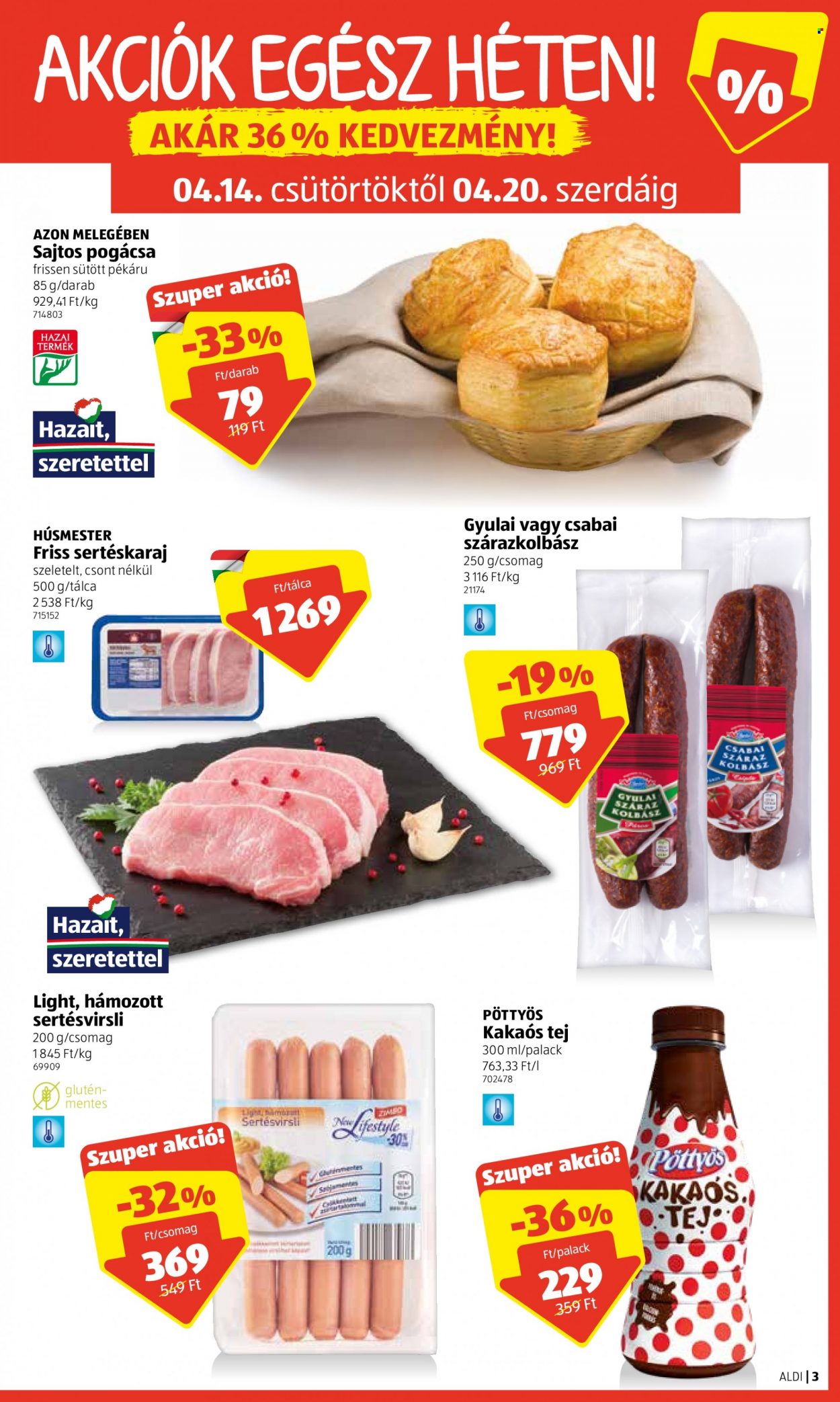 Aldi akciós újságok - 2022.04.14 - 2022.04.20. Oldal 3