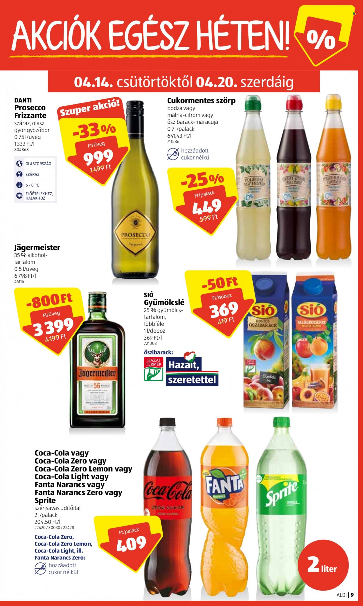 Aldi akciós újságok - 2022.04.14 - 2022.04.20. Oldal 9