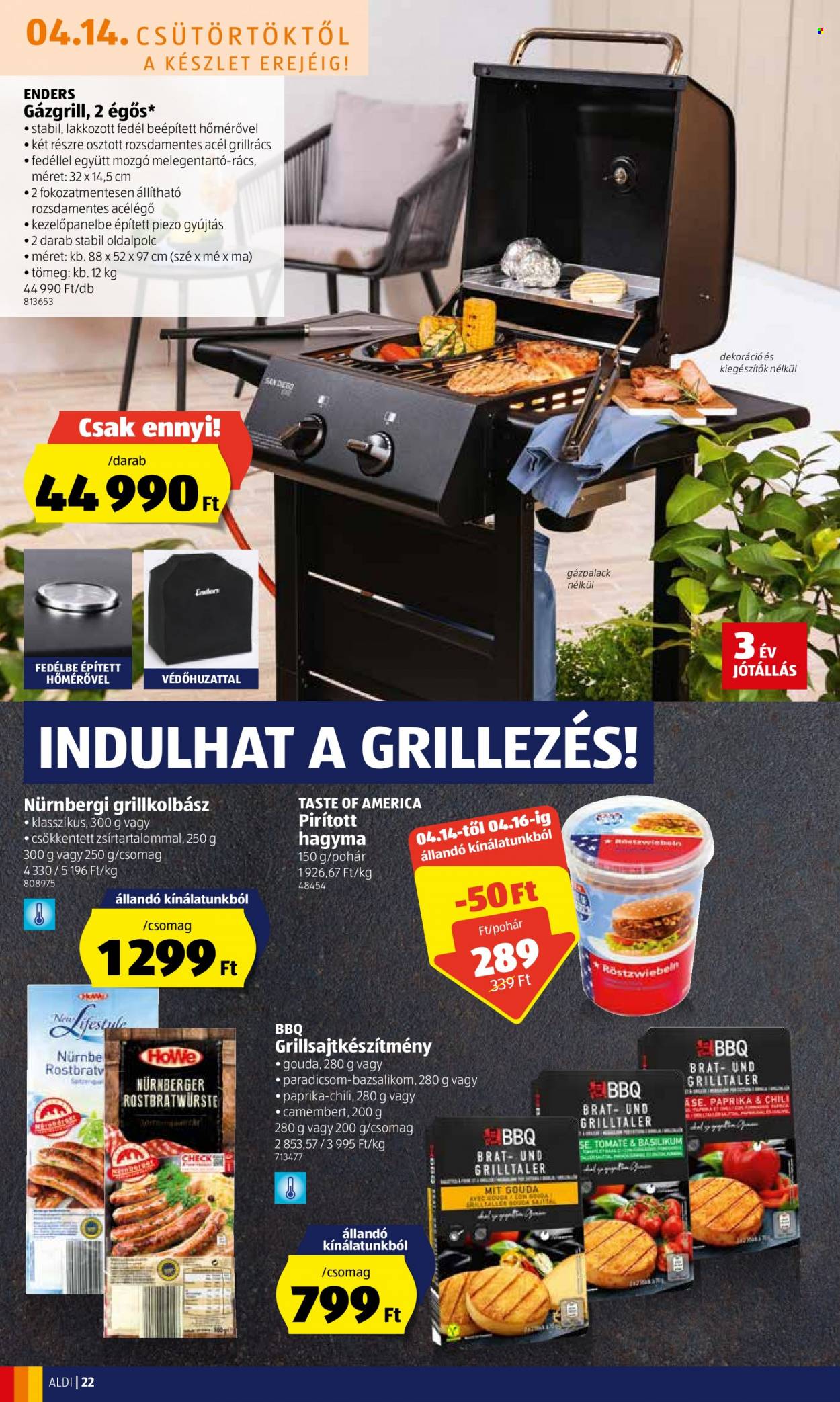 Aldi akciós újságok - 2022.04.14 - 2022.04.20. Oldal 22