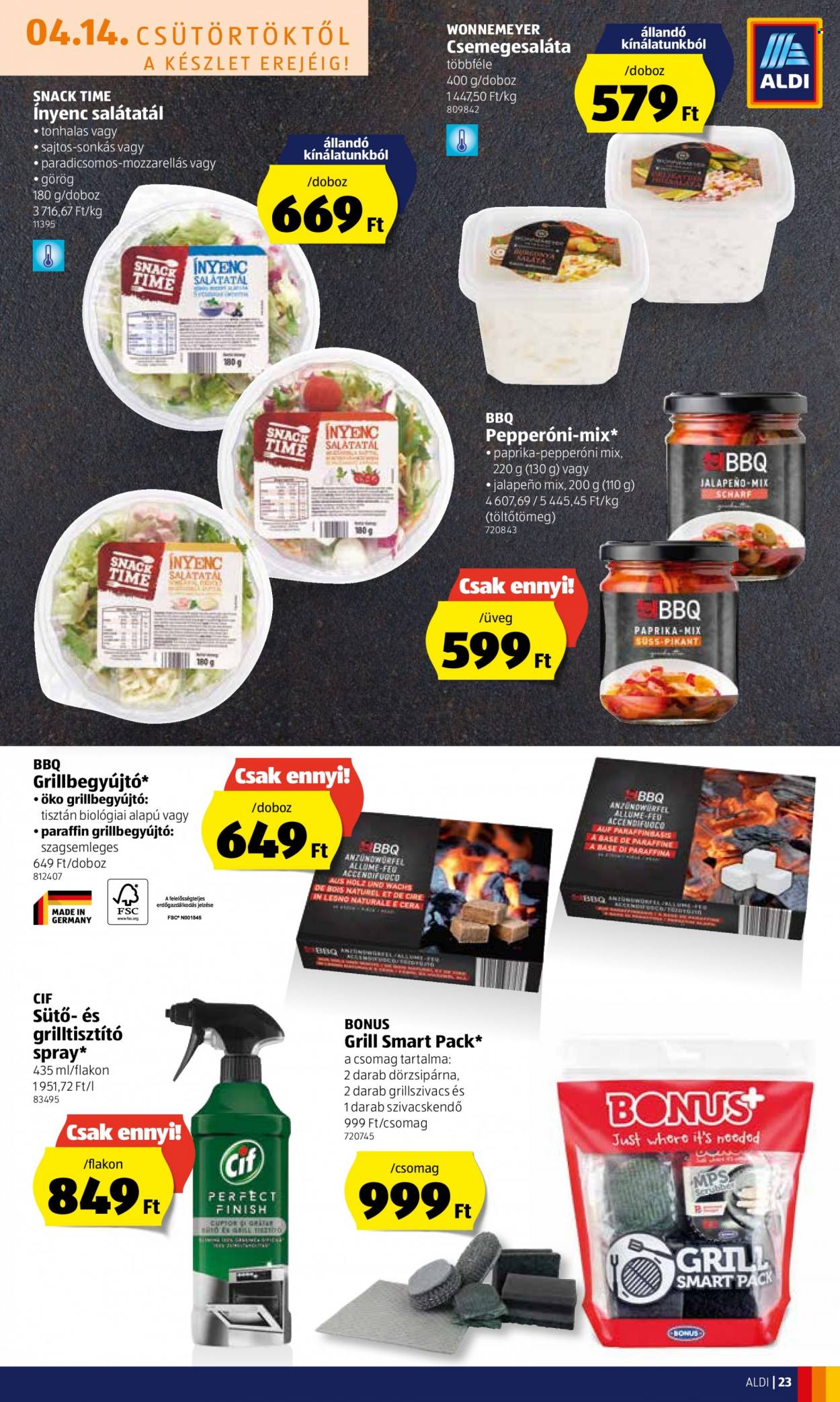Aldi akciós újságok - 2022.04.14 - 2022.04.20. Oldal 23