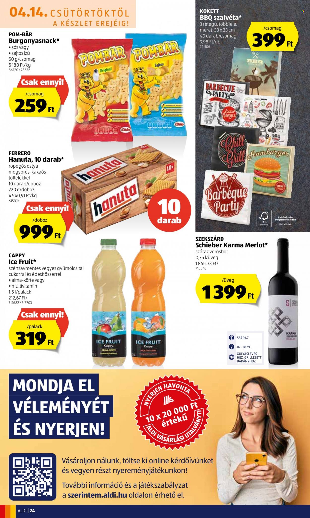 Aldi akciós újságok - 2022.04.14 - 2022.04.20. Oldal 24
