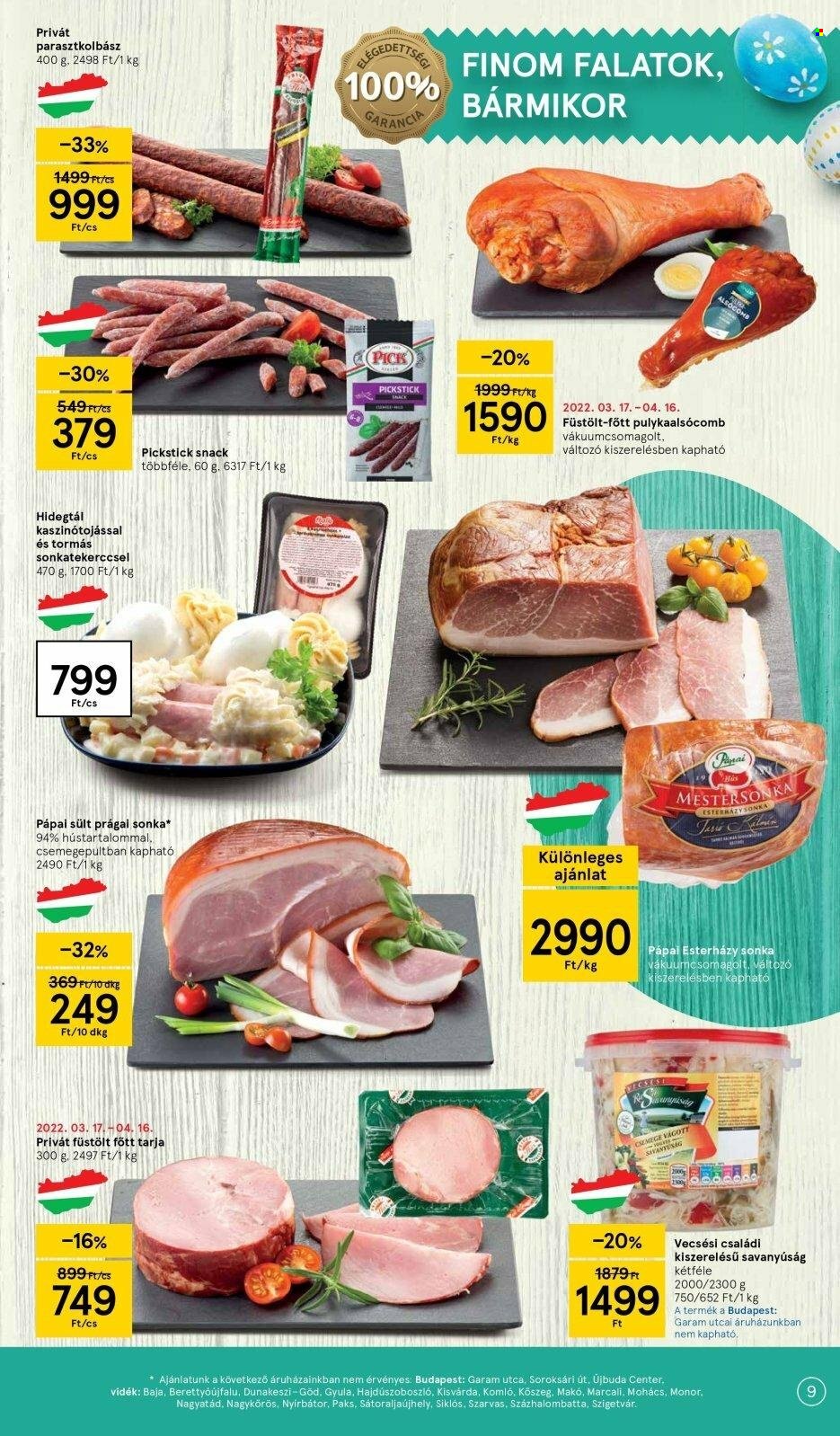 TESCO akciós újságok - 2022.04.07 - 2022.04.12. Oldal 9