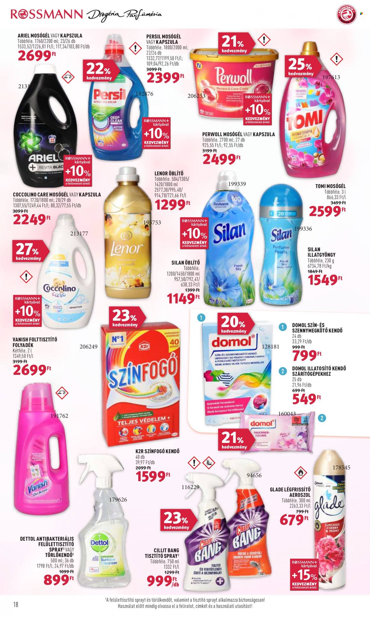 Rossmann akciós újságok - 2022.04.18 - 2022.04.29. Oldal 18