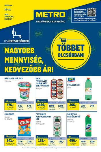 Újság Metro - 2022.04.20 - 2022.05.17.