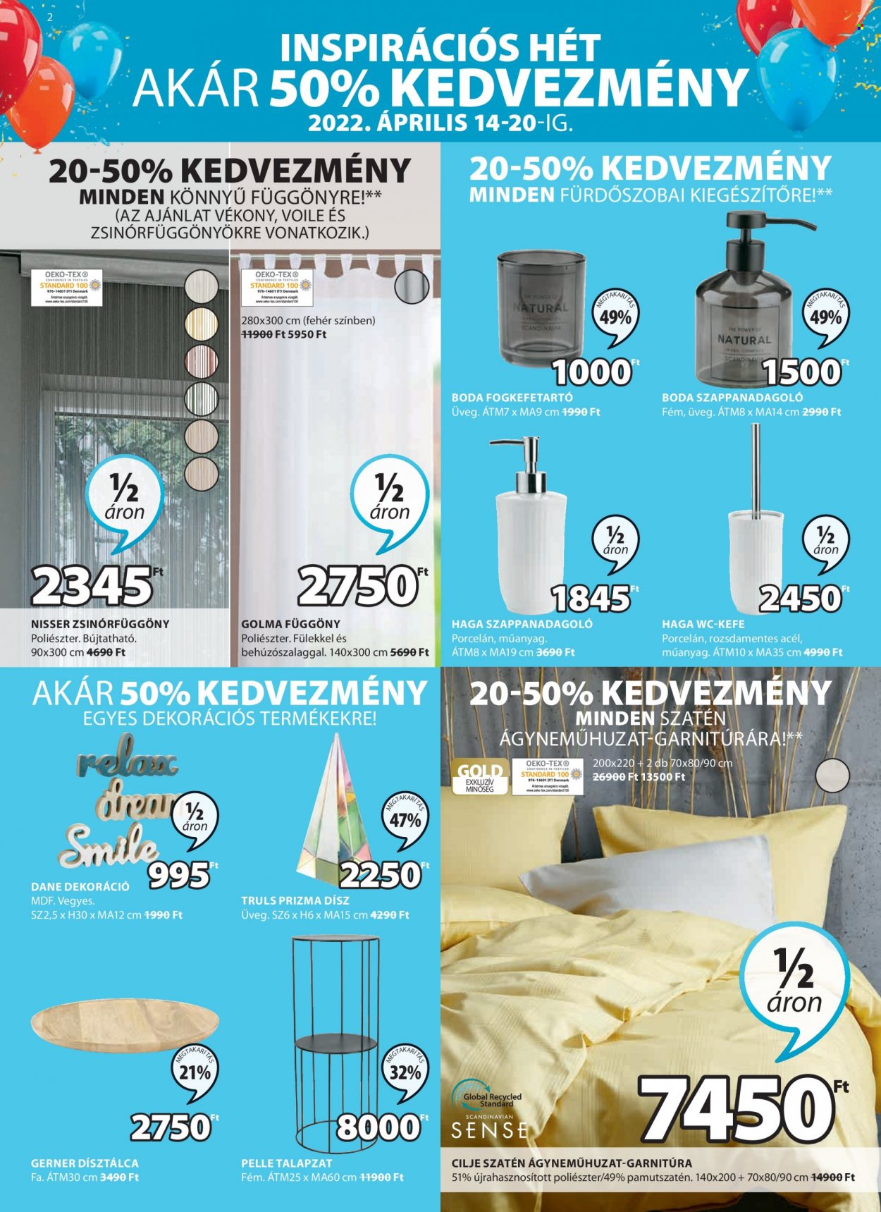 JYSK akciós újságok - 2022.04.14 - 2022.04.27. Oldal 2