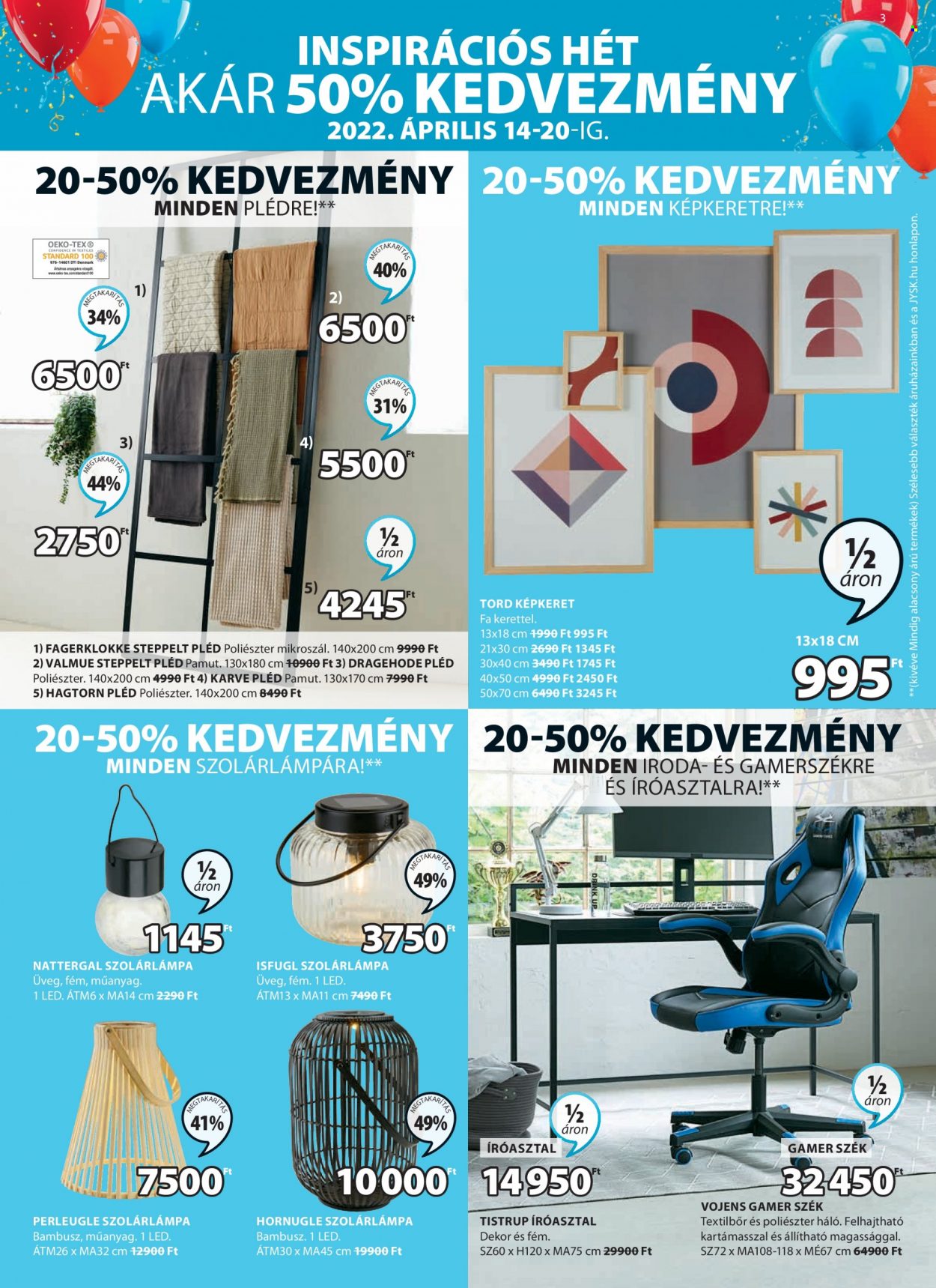 JYSK akciós újságok - 2022.04.14 - 2022.04.27. Oldal 3