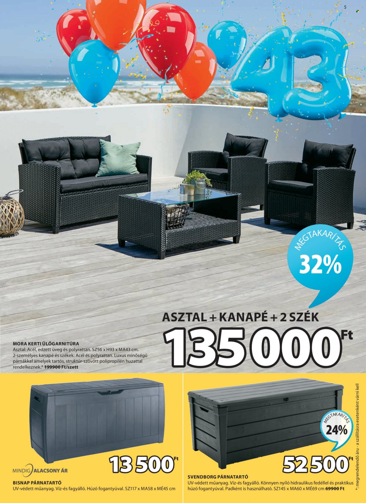 JYSK akciós újságok - 2022.04.14 - 2022.04.27. Oldal 5