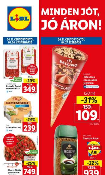 Újság Lidl - 2022.04.21 - 2022.04.27.