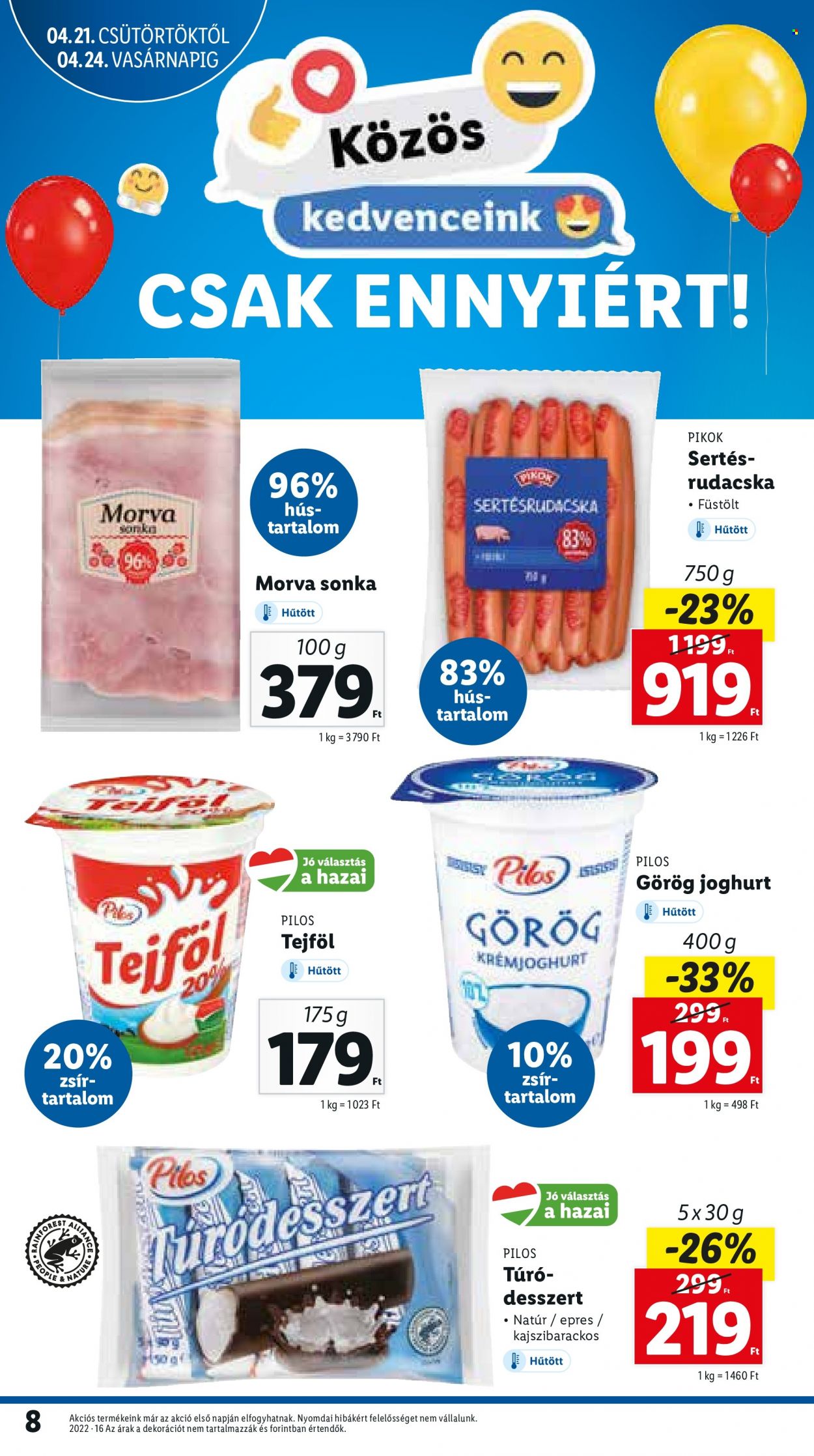 Lidl akciós újságok - 2022.04.21 - 2022.04.27. Oldal 8