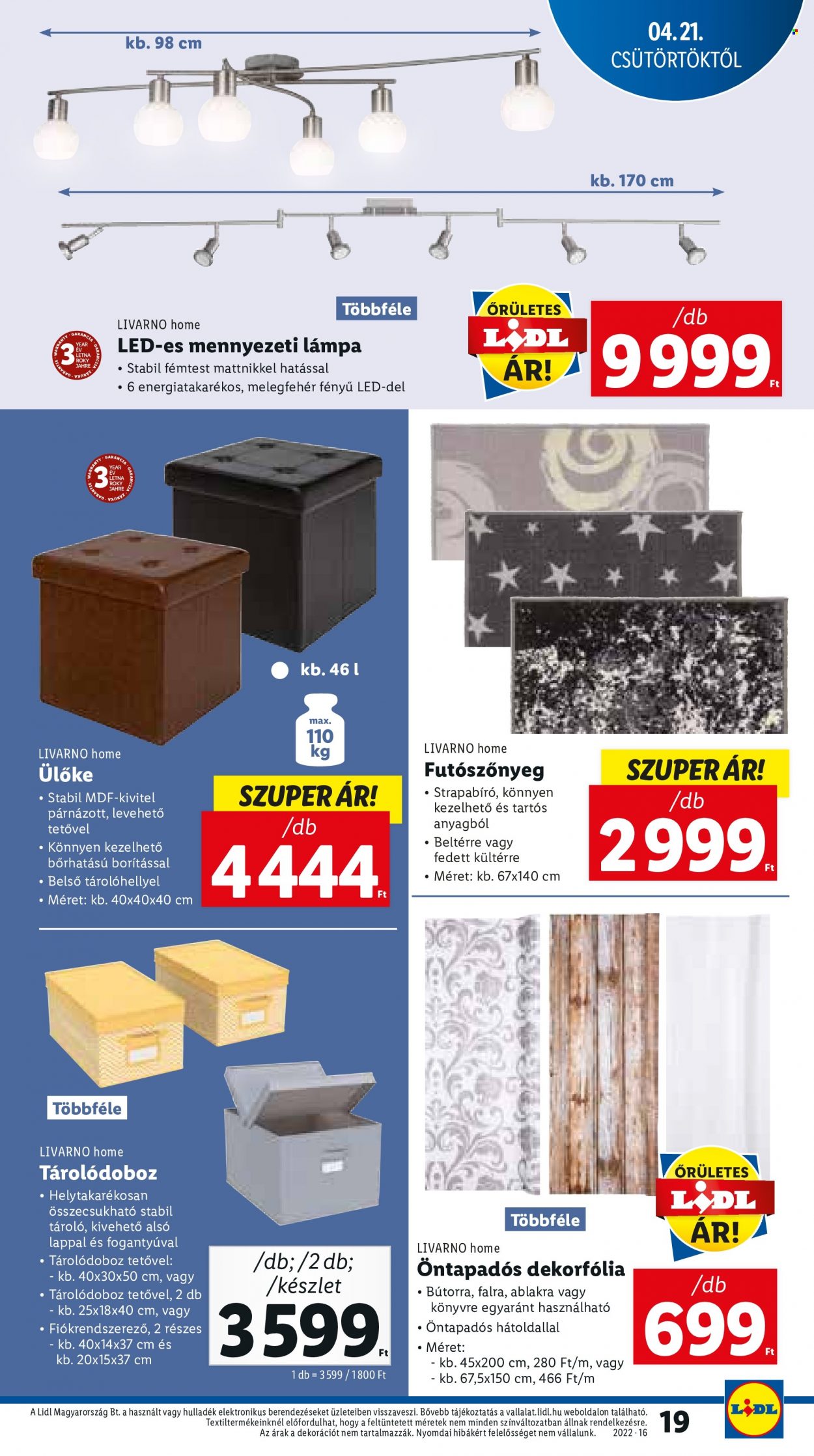 Lidl akciós újságok - 2022.04.21 - 2022.04.27. Oldal 19
