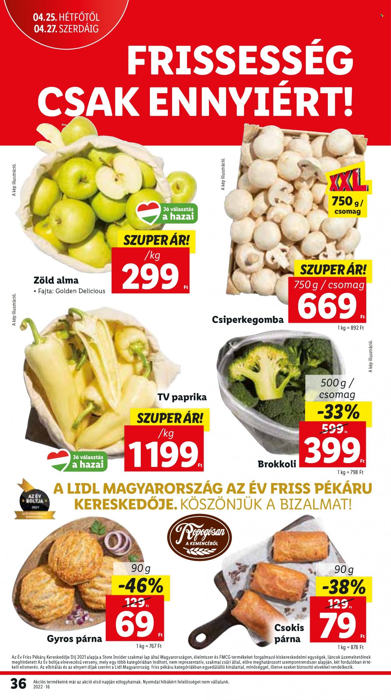 Lidl akciós újságok - 2022.04.21 - 2022.04.27. Oldal 36