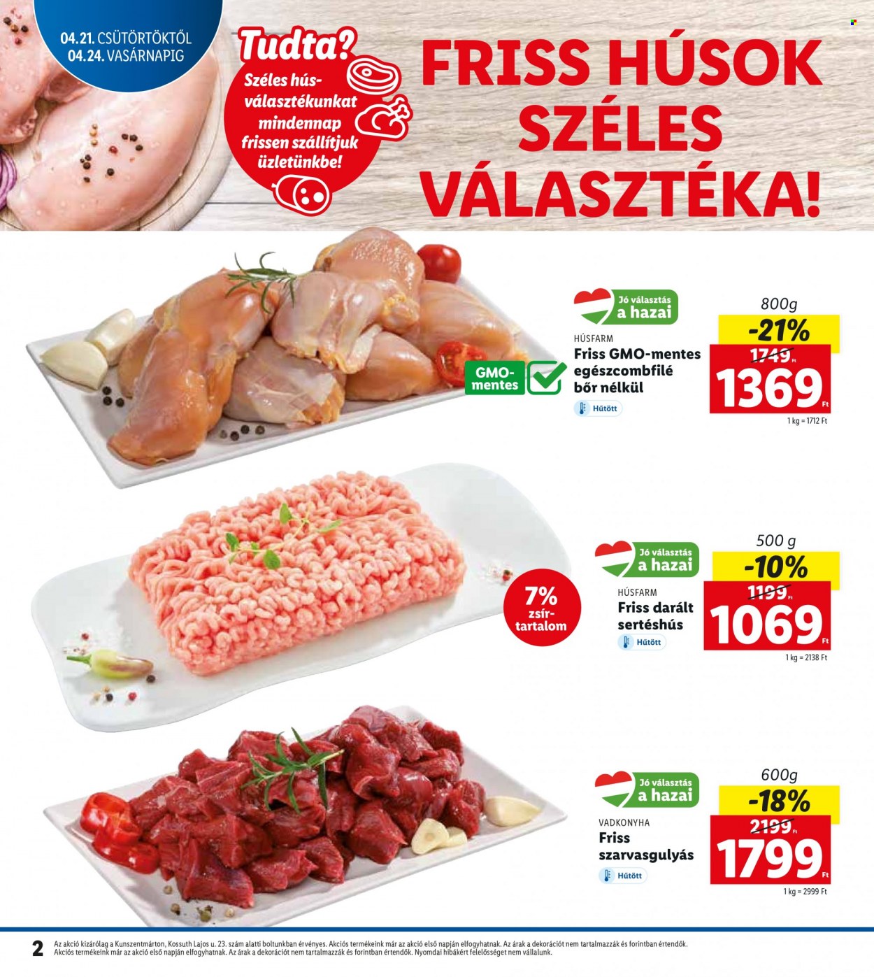 Lidl akciós újságok - 2022.04.21 - 2022.04.24. Oldal 2