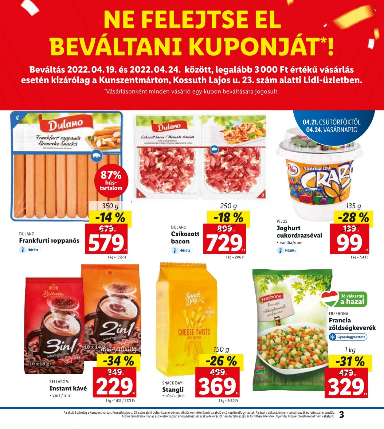 Lidl akciós újságok - 2022.04.21 - 2022.04.24. Oldal 3