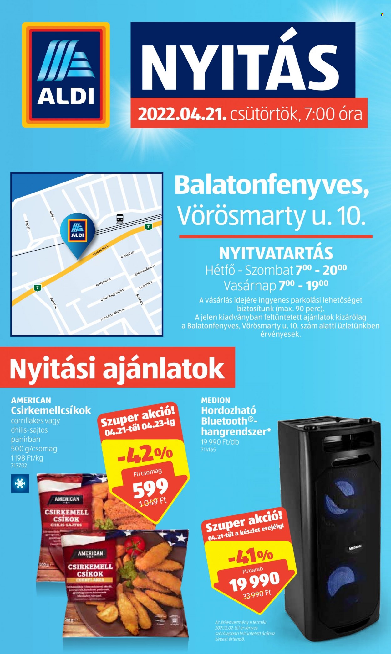 Aldi akciós újságok - 2022.04.21 - 2022.04.23. Oldal 1