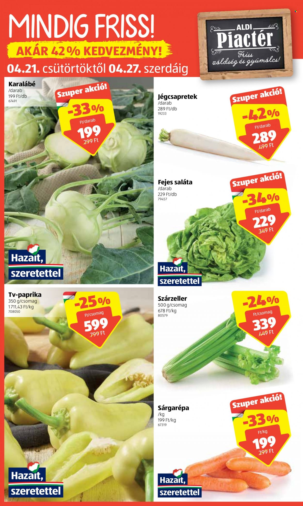 Aldi akciós újságok - 2022.04.21 - 2022.04.27. Oldal 2