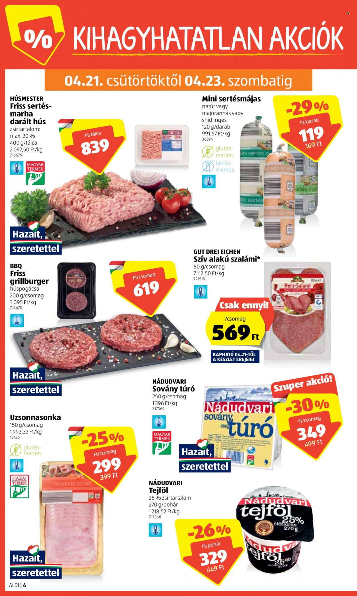 Aldi akciós újságok - 2022.04.21 - 2022.04.27. Oldal 4