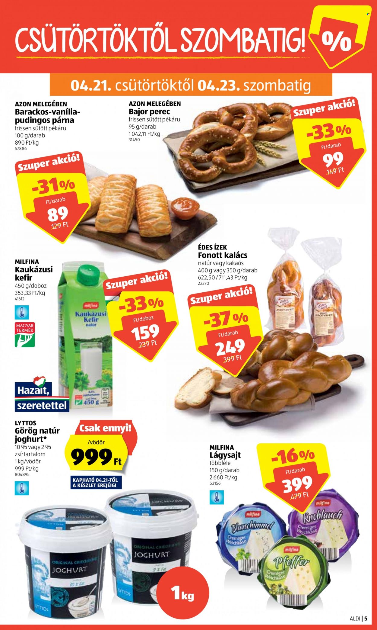 Aldi akciós újságok - 2022.04.21 - 2022.04.27. Oldal 5