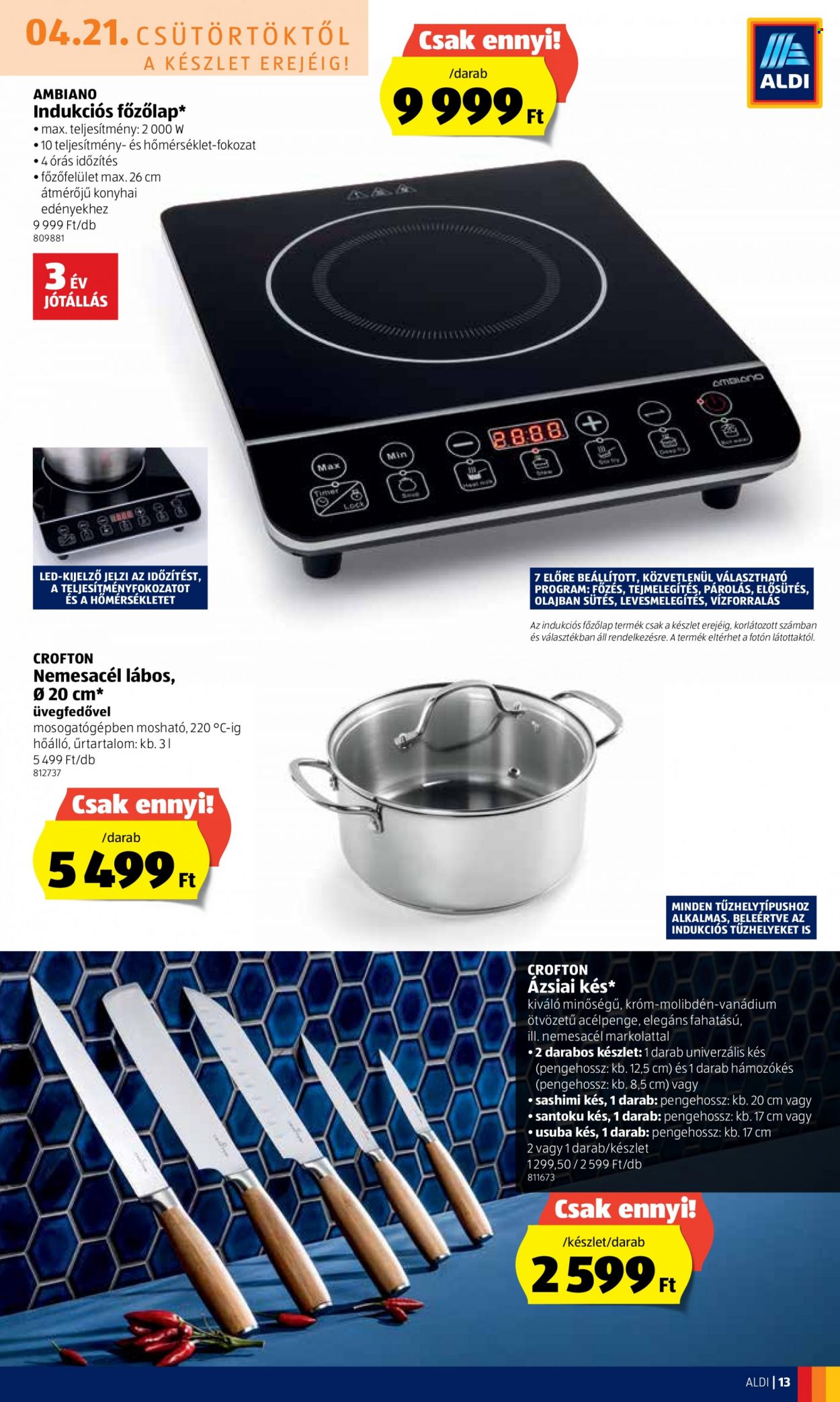 Aldi akciós újságok - 2022.04.21 - 2022.04.27. Oldal 13