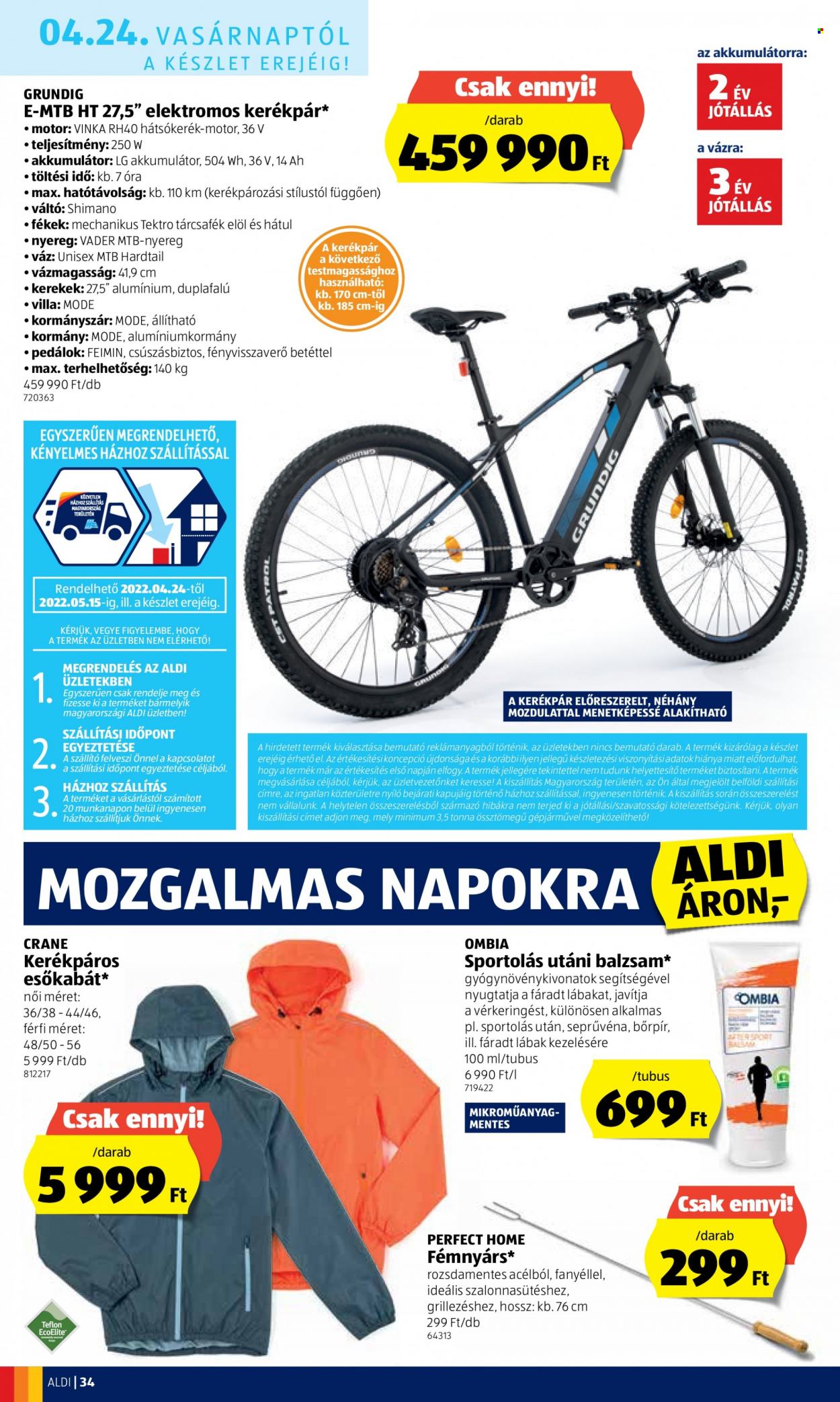 Aldi akciós újságok - 2022.04.21 - 2022.04.27. Oldal 34