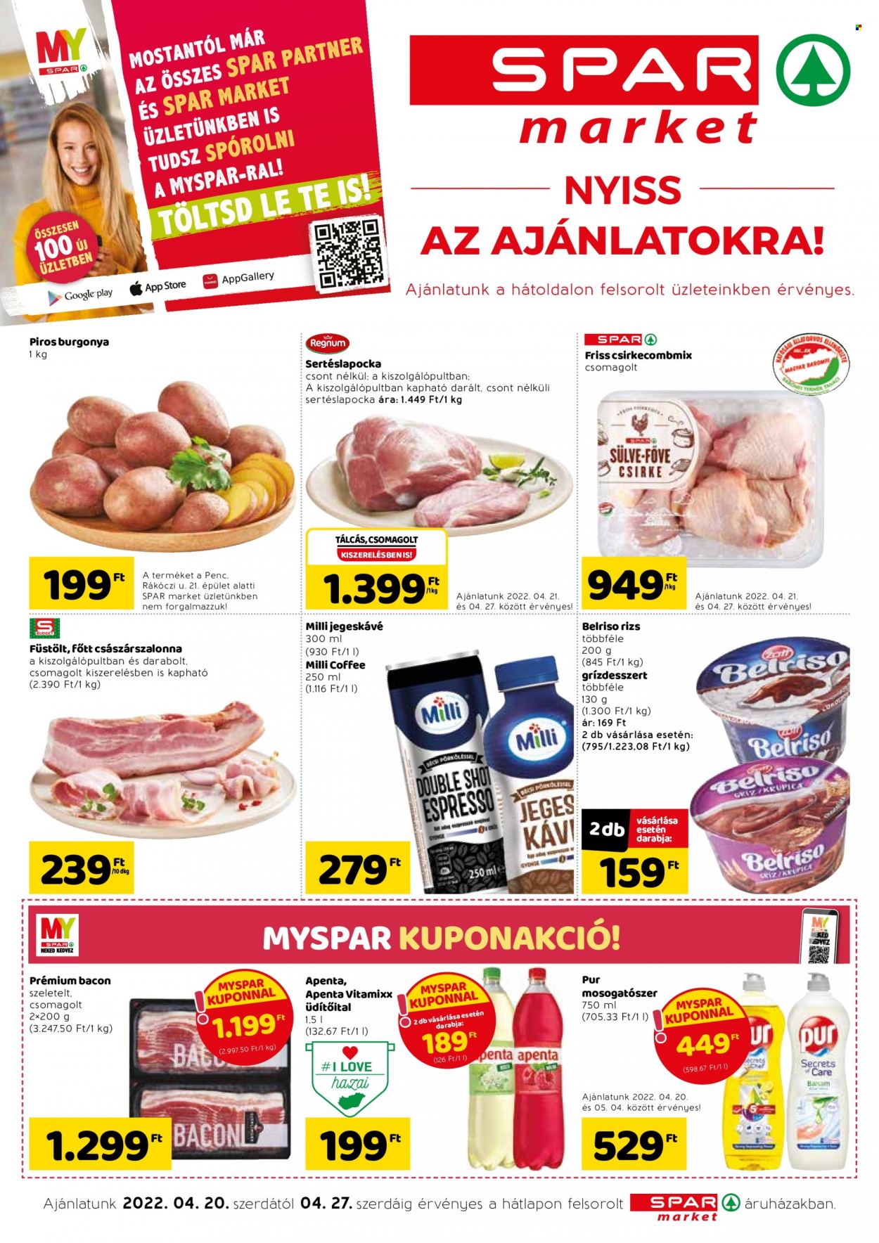 SPAR market akciós újságok - 2022.04.20 - 2022.04.27. Oldal 1