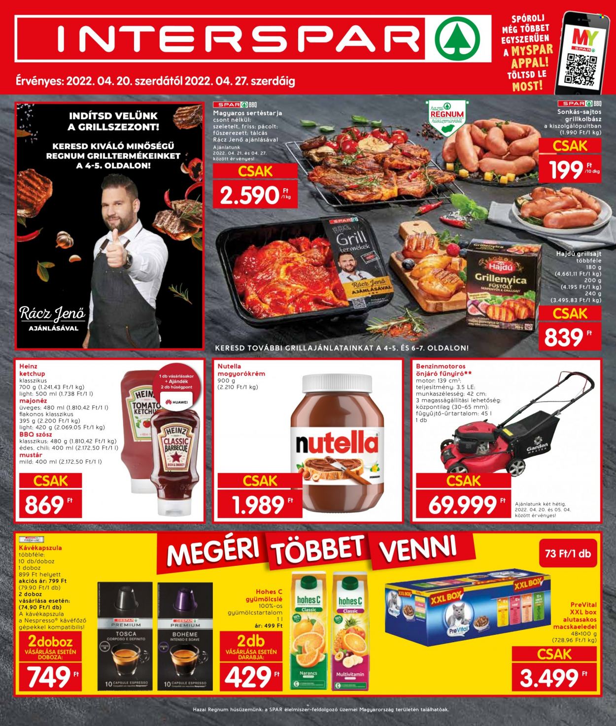 INTERSPAR akciós újságok - 2022.04.20 - 2022.04.27. Oldal 1
