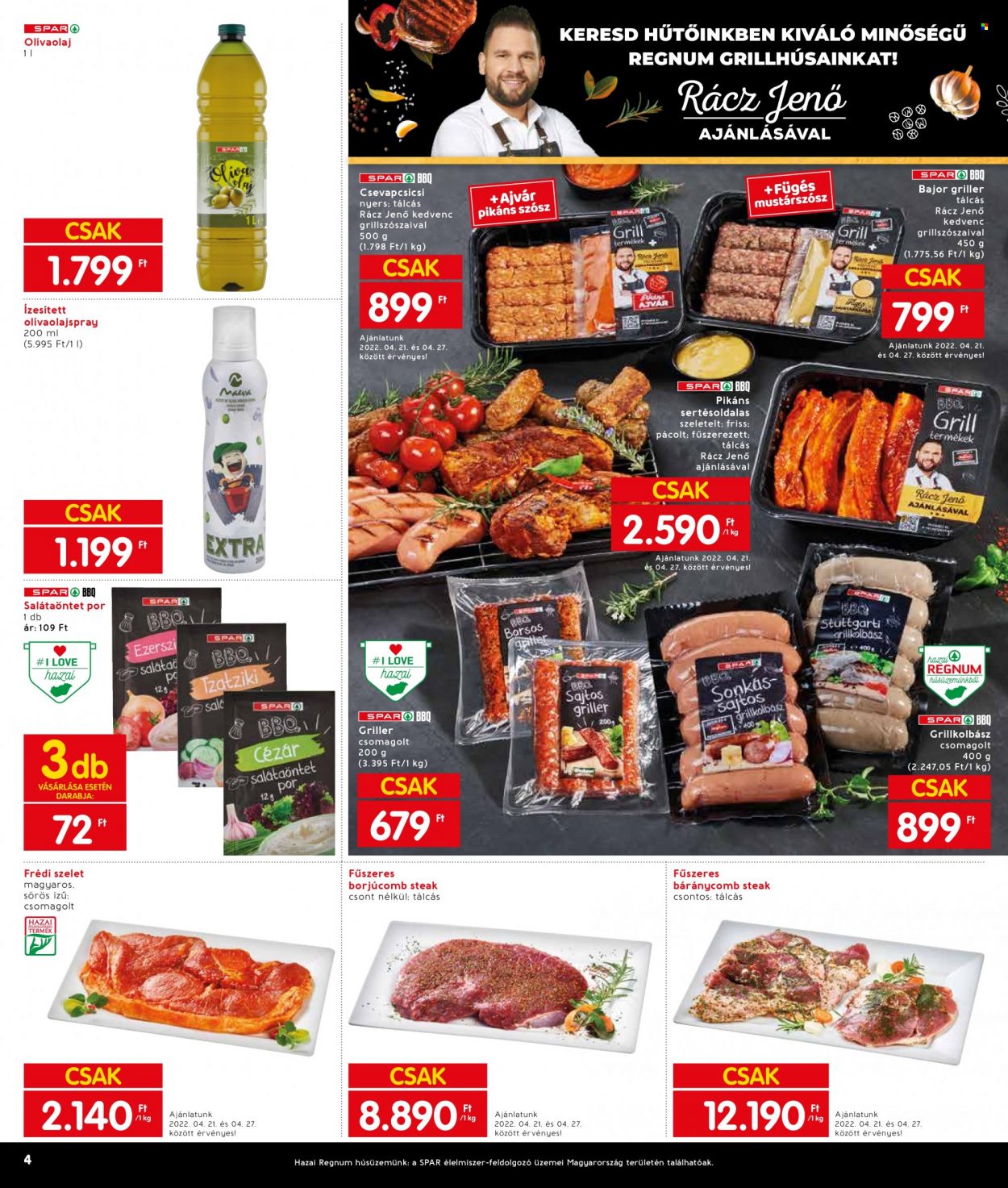 INTERSPAR akciós újságok - 2022.04.20 - 2022.04.27. Oldal 4