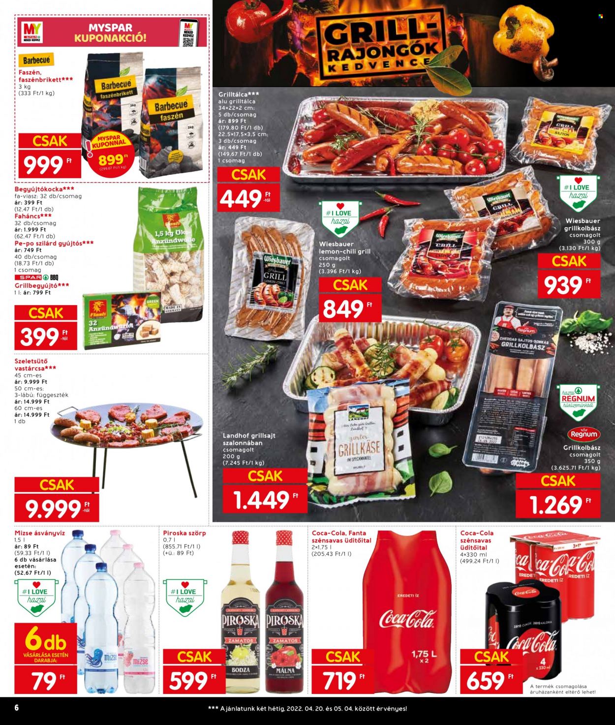 INTERSPAR akciós újságok - 2022.04.20 - 2022.04.27. Oldal 6
