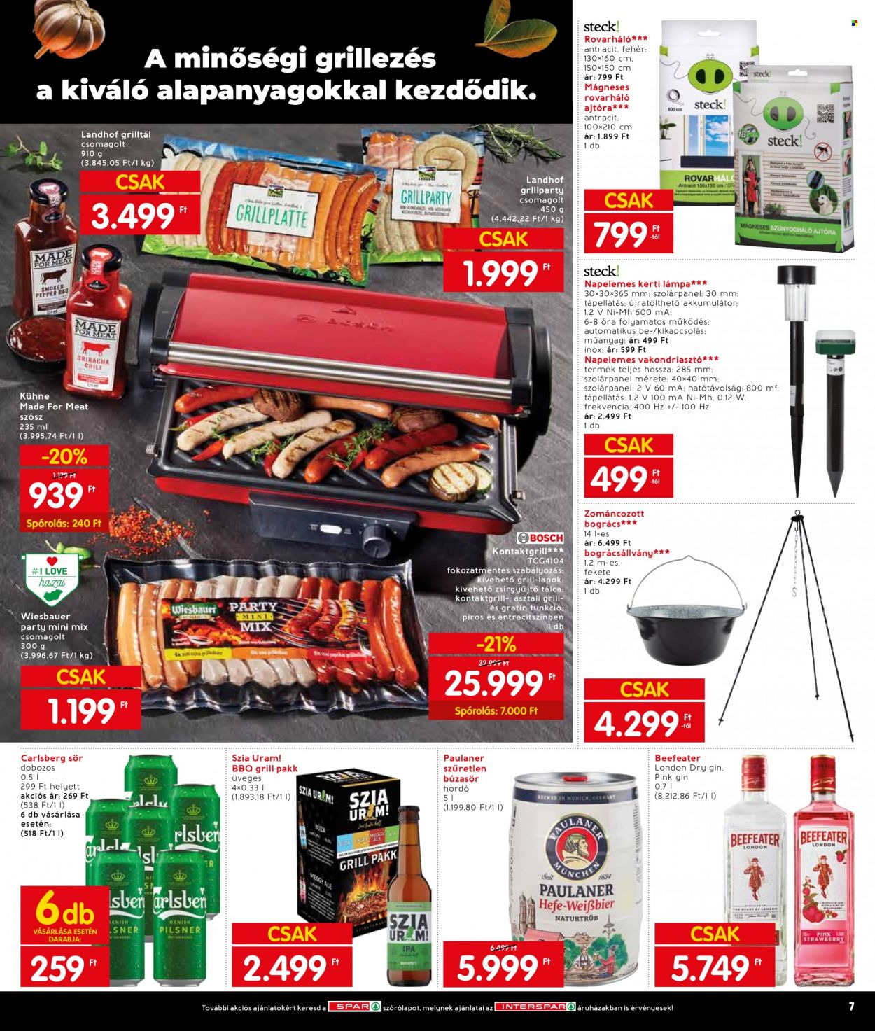 INTERSPAR akciós újságok - 2022.04.20 - 2022.04.27. Oldal 7