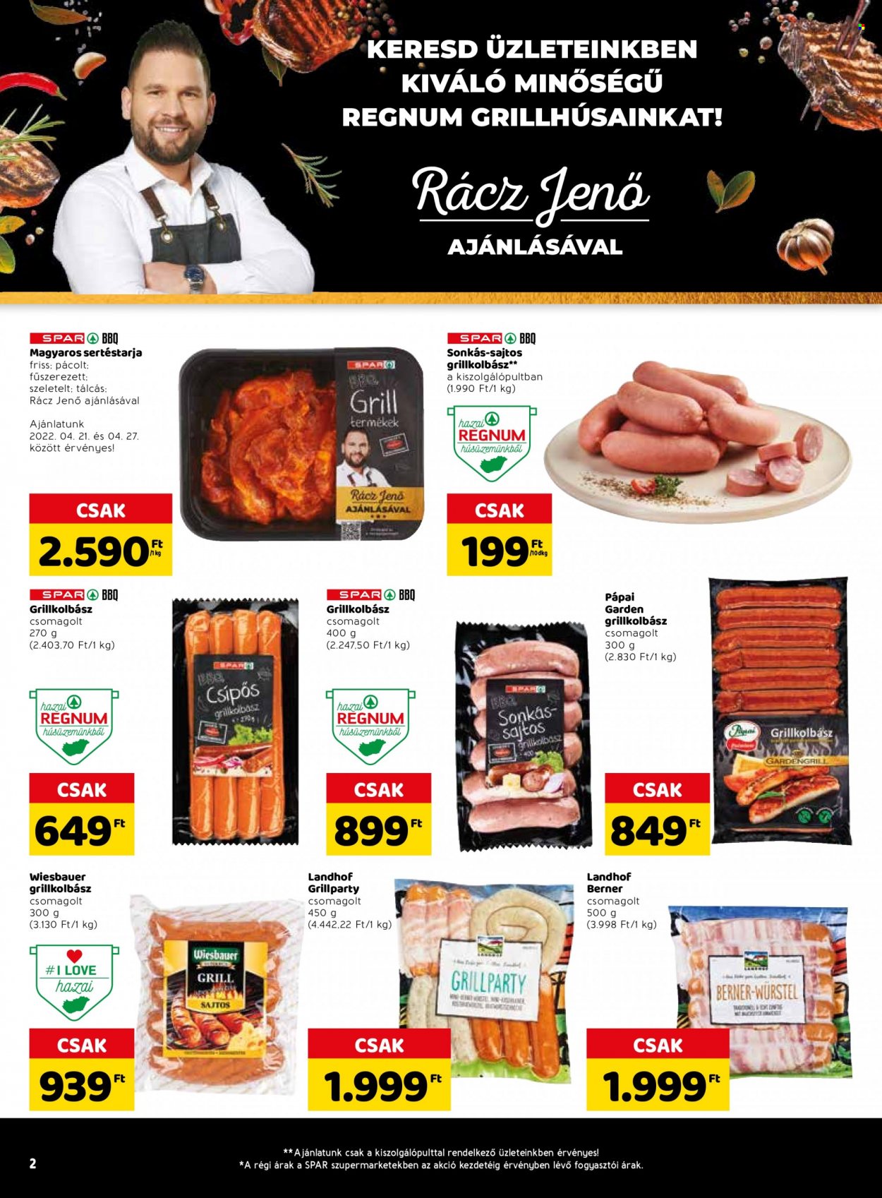 SPAR akciós újságok - 2022.04.20 - 2022.04.27. Oldal 2