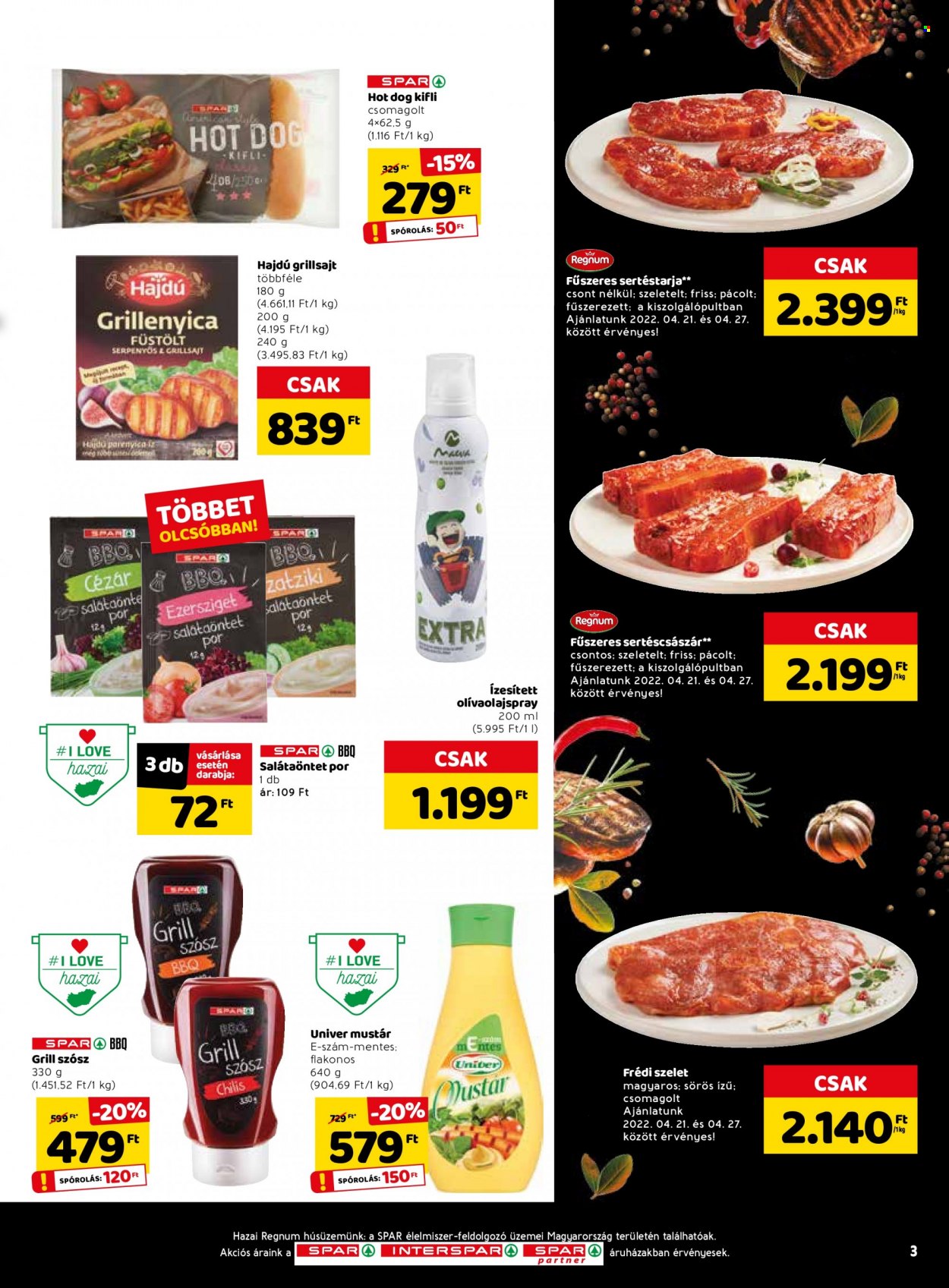 SPAR akciós újságok - 2022.04.20 - 2022.04.27. Oldal 3