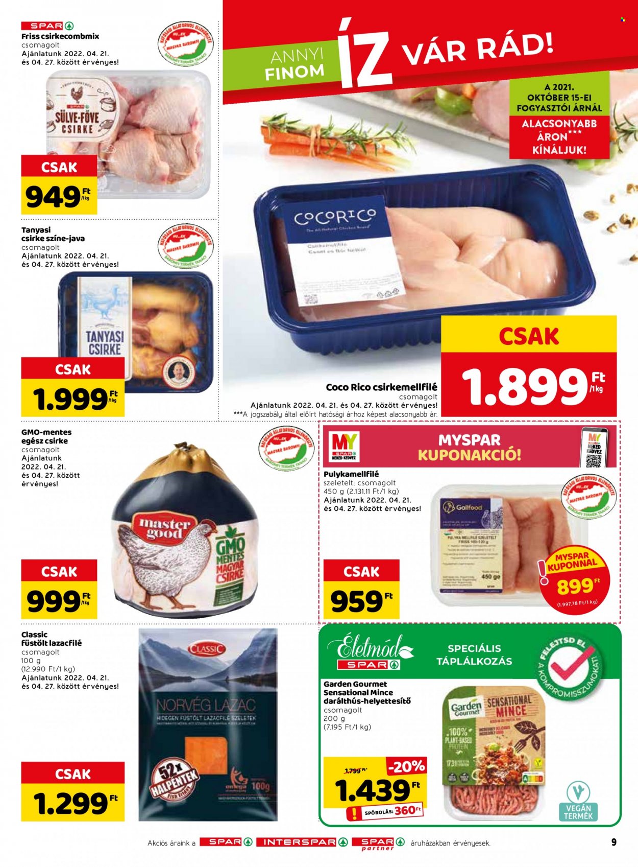 SPAR akciós újságok - 2022.04.20 - 2022.04.27. Oldal 11