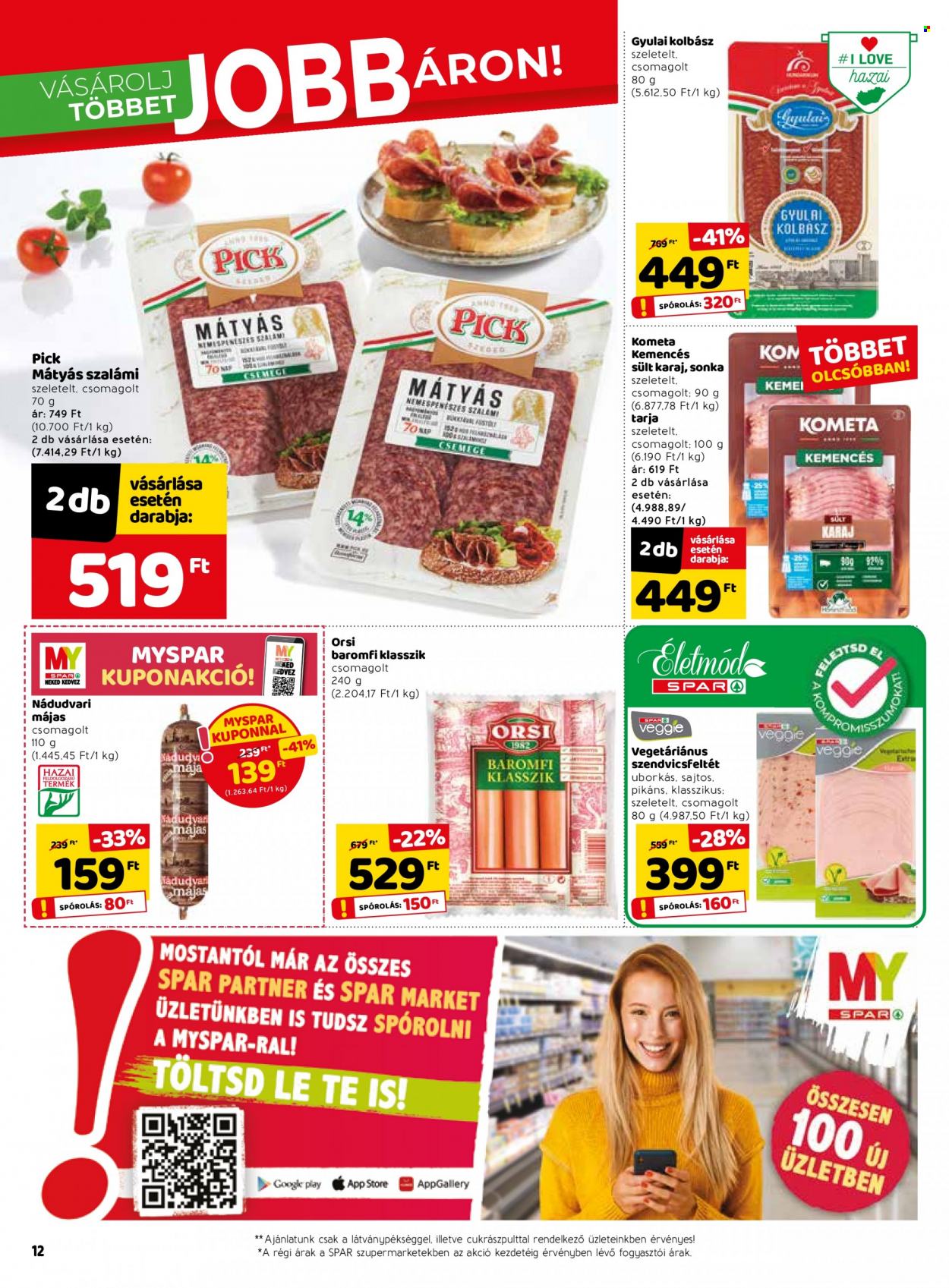 SPAR akciós újságok - 2022.04.20 - 2022.04.27. Oldal 14