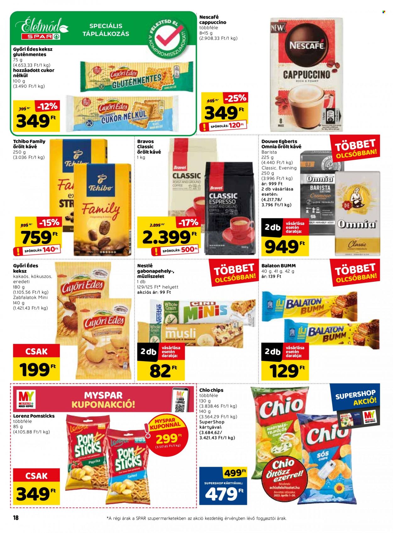 SPAR akciós újságok - 2022.04.20 - 2022.04.27. Oldal 22